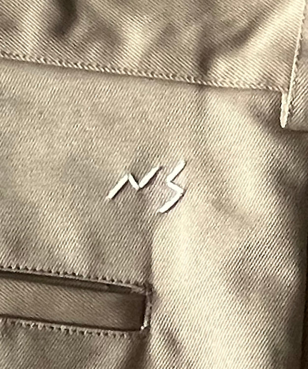 【EXCLUSIVE】NEONSIGN Triple-twisted wide pants "CEMENT"