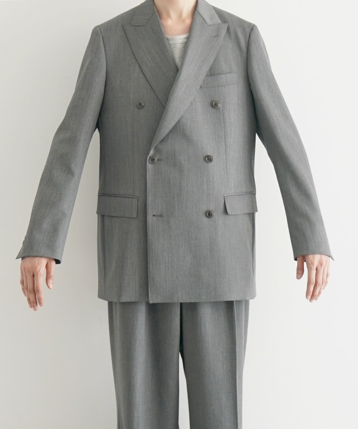 REVERBERATE Suit jacket double "GRAY"