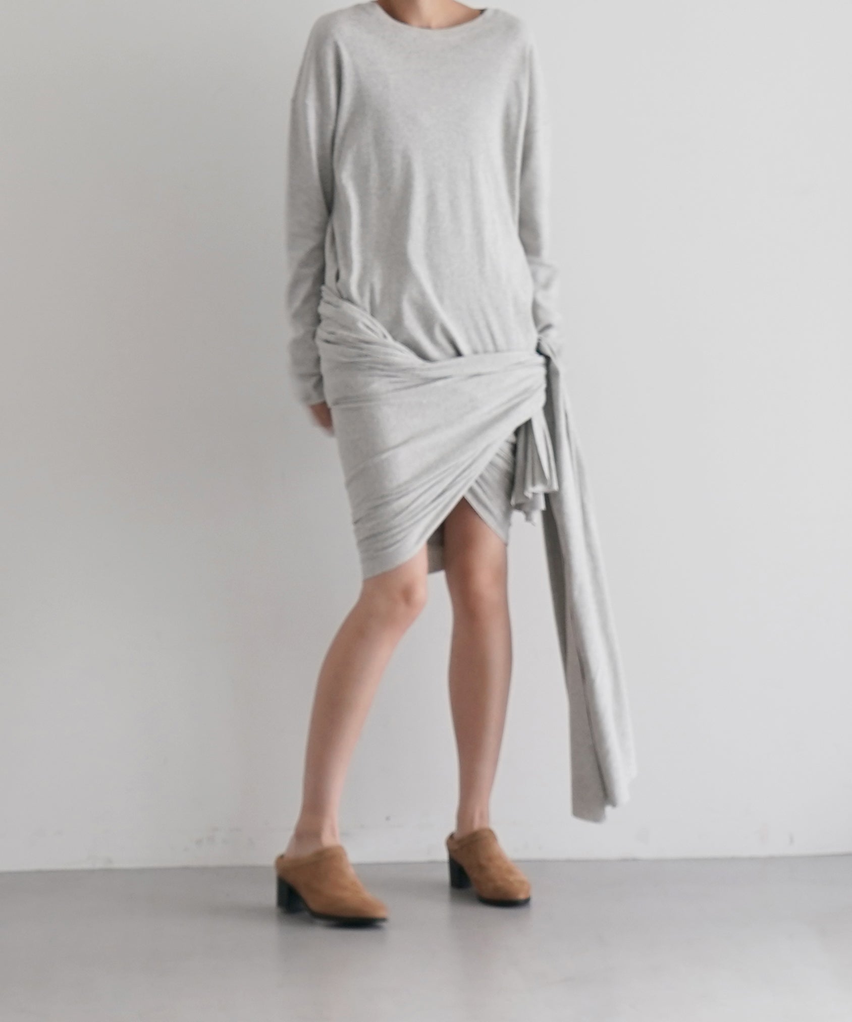Gimaguas Ashley mini dress "GREY MELANGE"