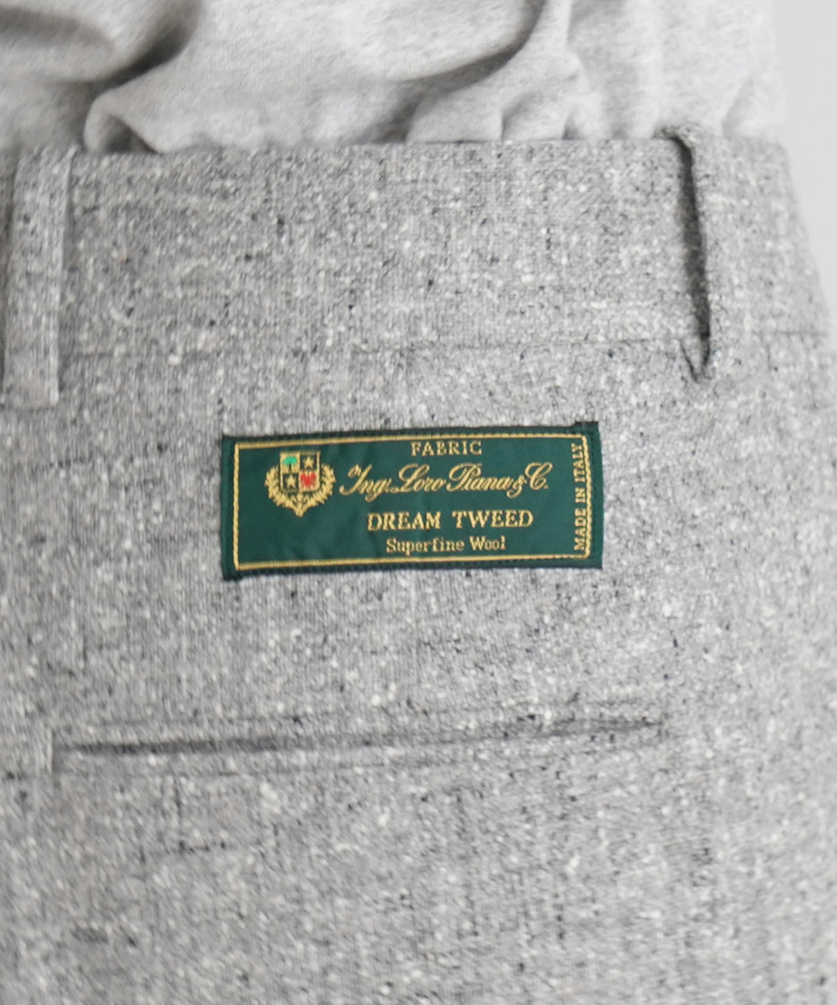 UNUSED Uw1173 Loro piana slacks "GRAY"