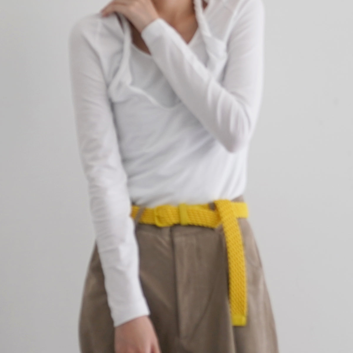 ✨美品✨ パロマウール paloma wool ヌード柄シャツ ホワイト Paloma Wool / パロマウール | Leandra Loose Fit Shirt アート