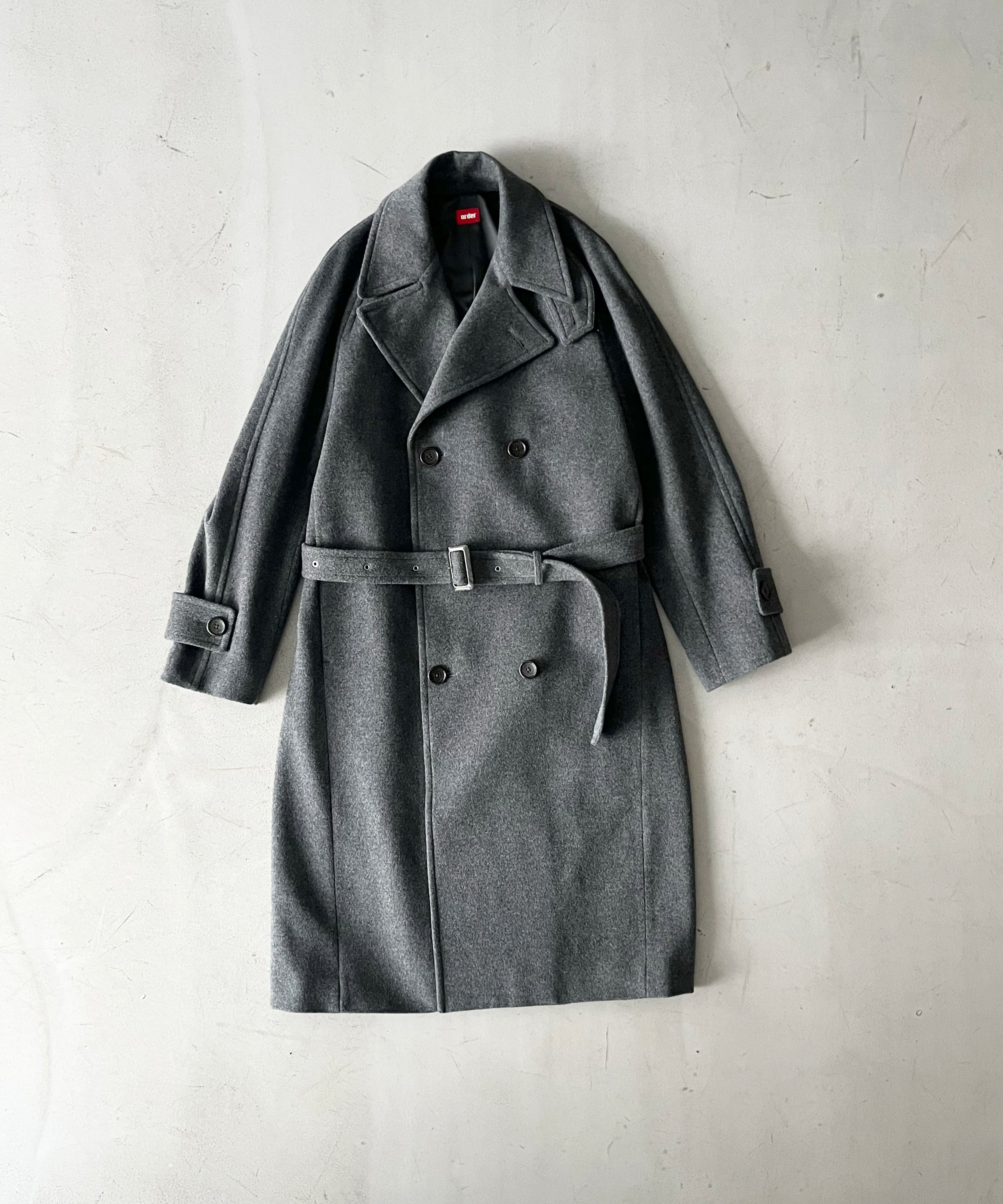 order Loose raglan sleeve coat "GRAY"