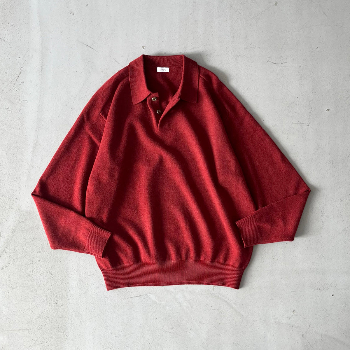 crepuscule M-g knit polo サイズ2 crepuscule【クレプスキュール】M-g knit polo 