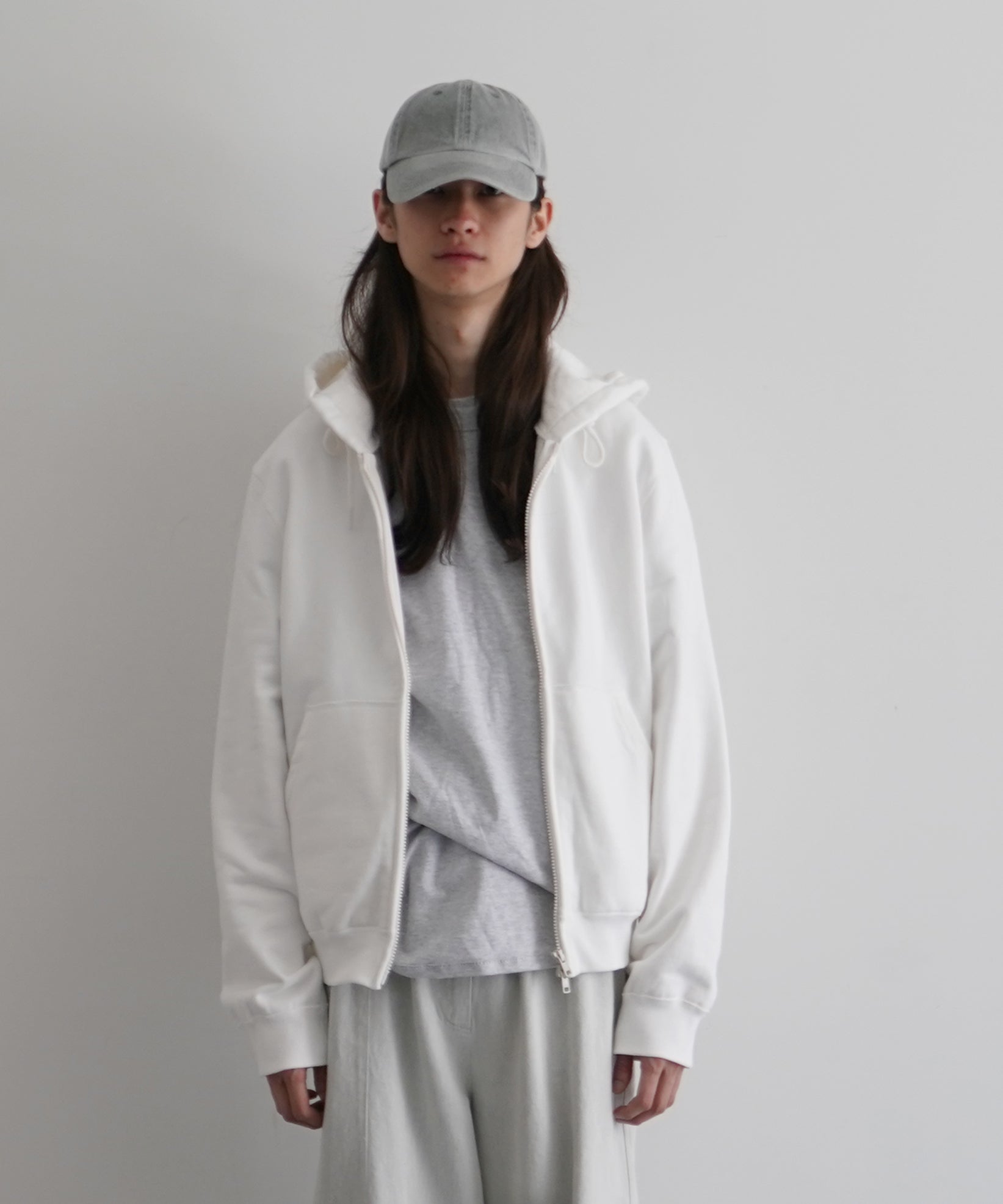 KAIKO Double zip parka "WHITE"
