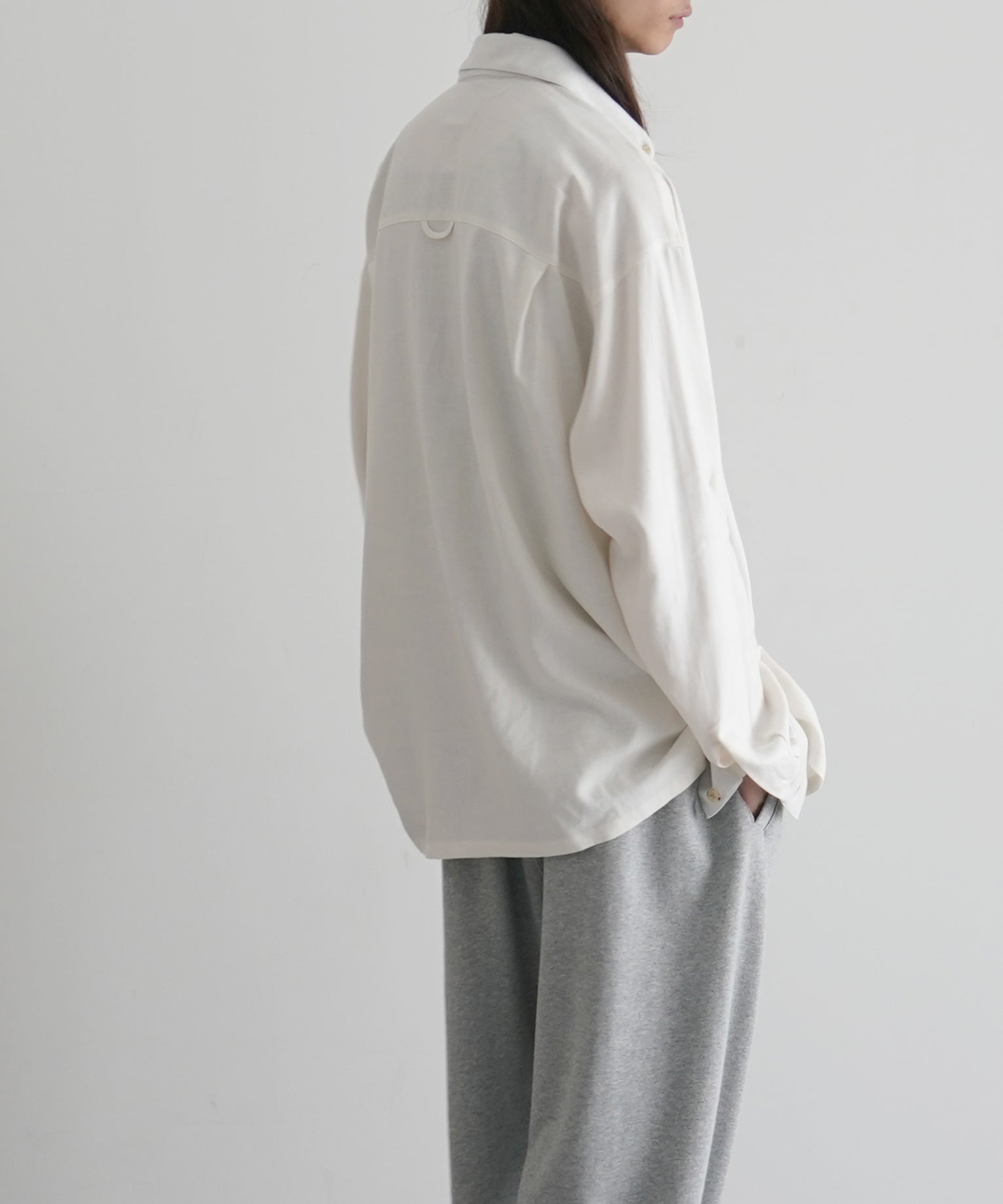 Laid.B Detachable shirt "WHITE"
