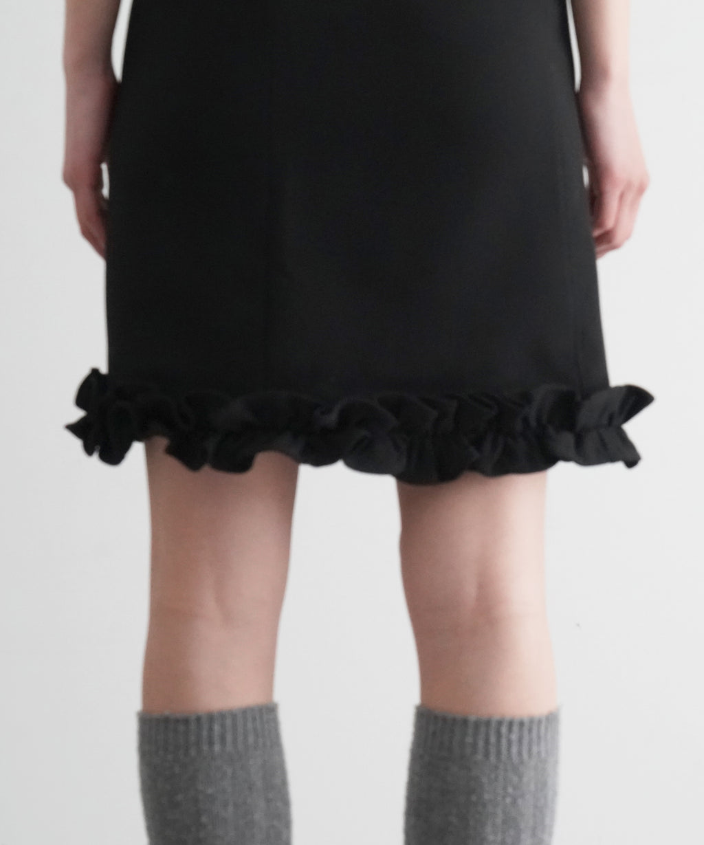 Ganni【ガニー】bonded crepe skirt 