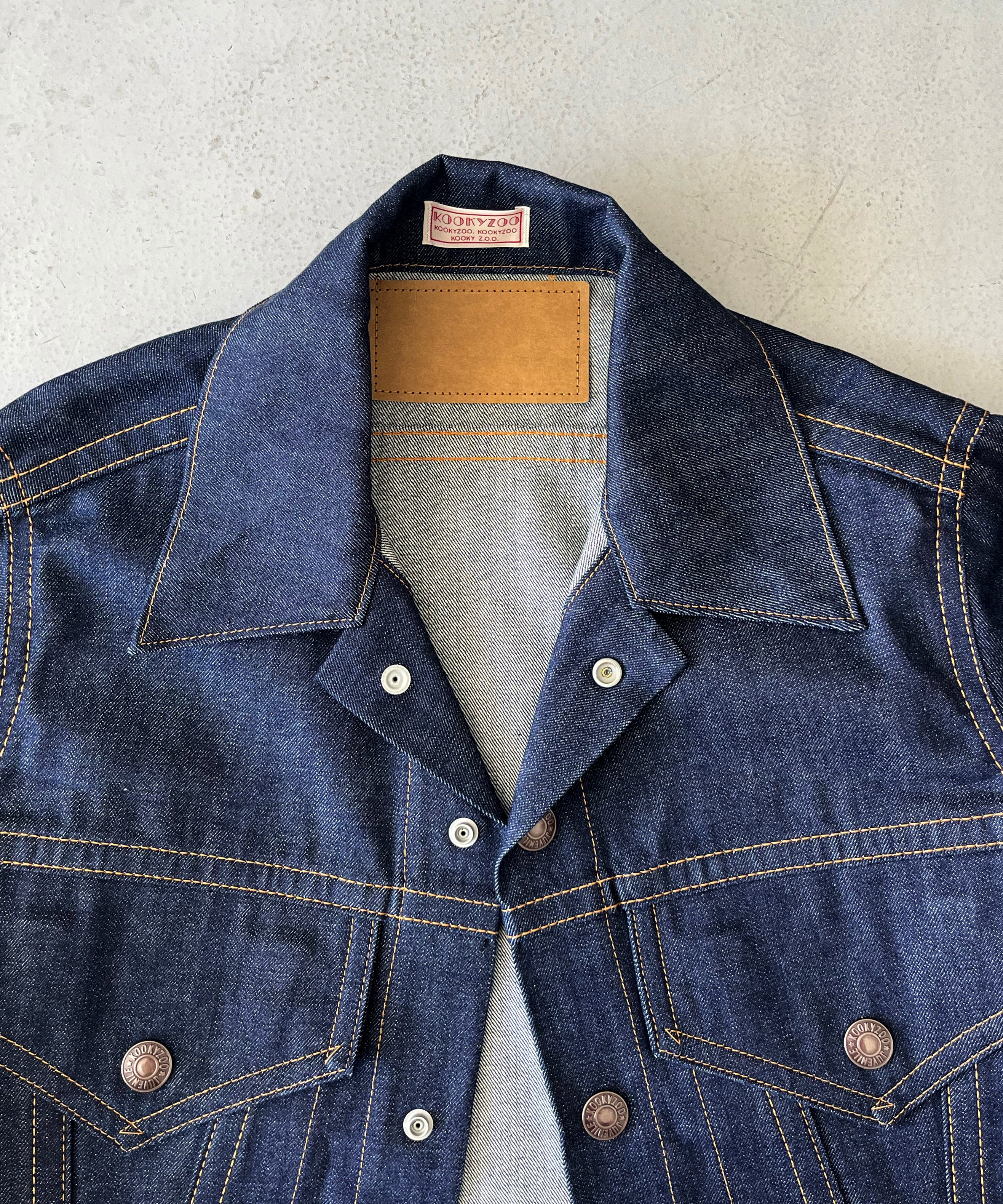 KOOKY ZOO Juvenile denim jacket type3 "INDIGO"