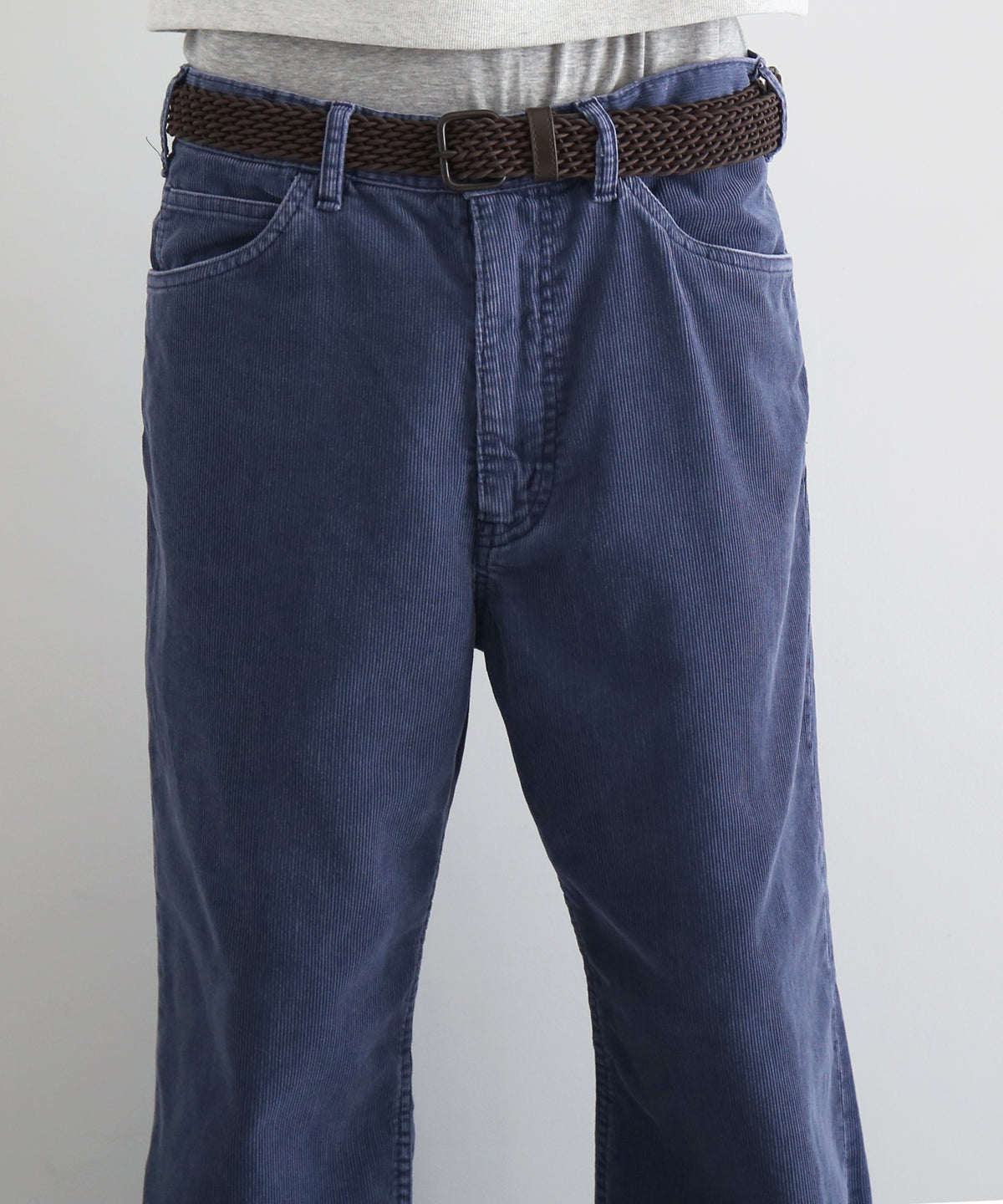 URU Cotton corduroy - 5pocket pants "BLUE"