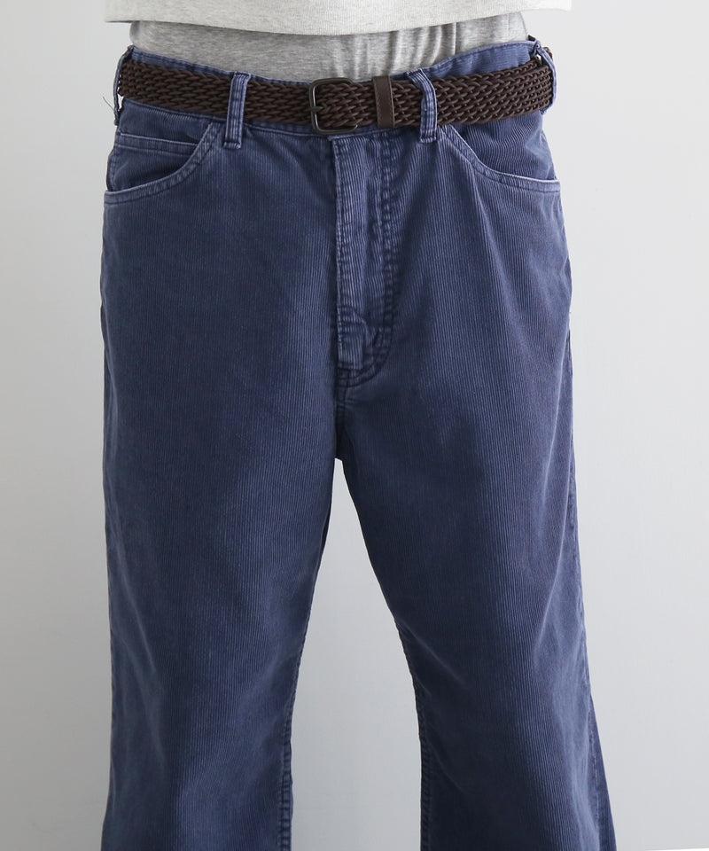 URU Cotton corduroy - 5pocket pants "BLUE"