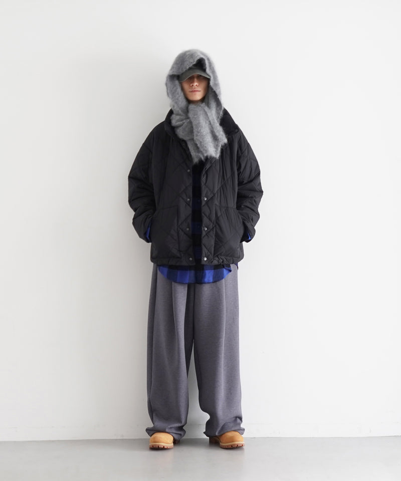 【EXCLUSIVE】NEONSIGN Wide tech slacks "TOP BLACK"