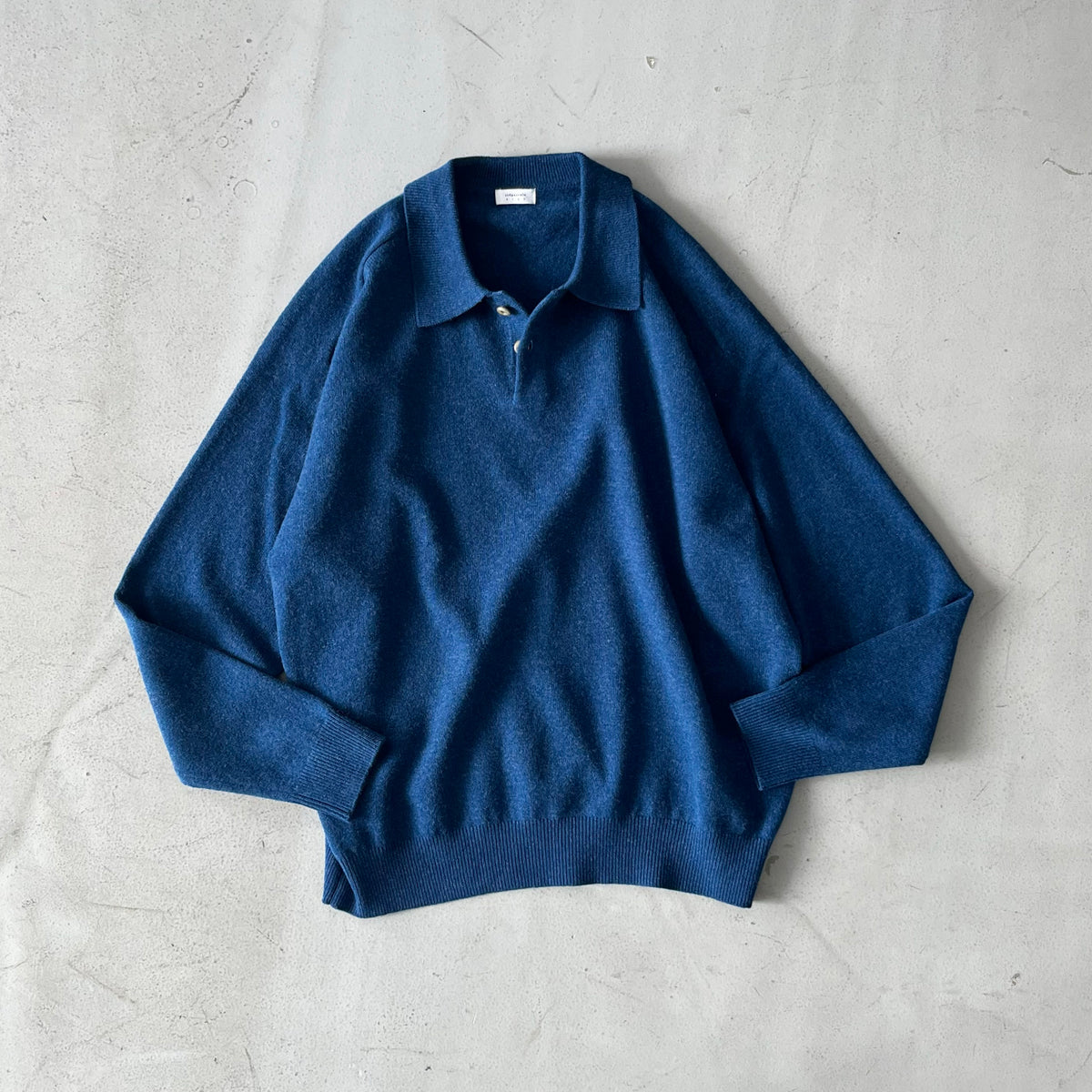 crepscule ニットポロ　M-G Knit Polo C.Gray crepscule ニットポロ M-G Knit Polo C.Gray