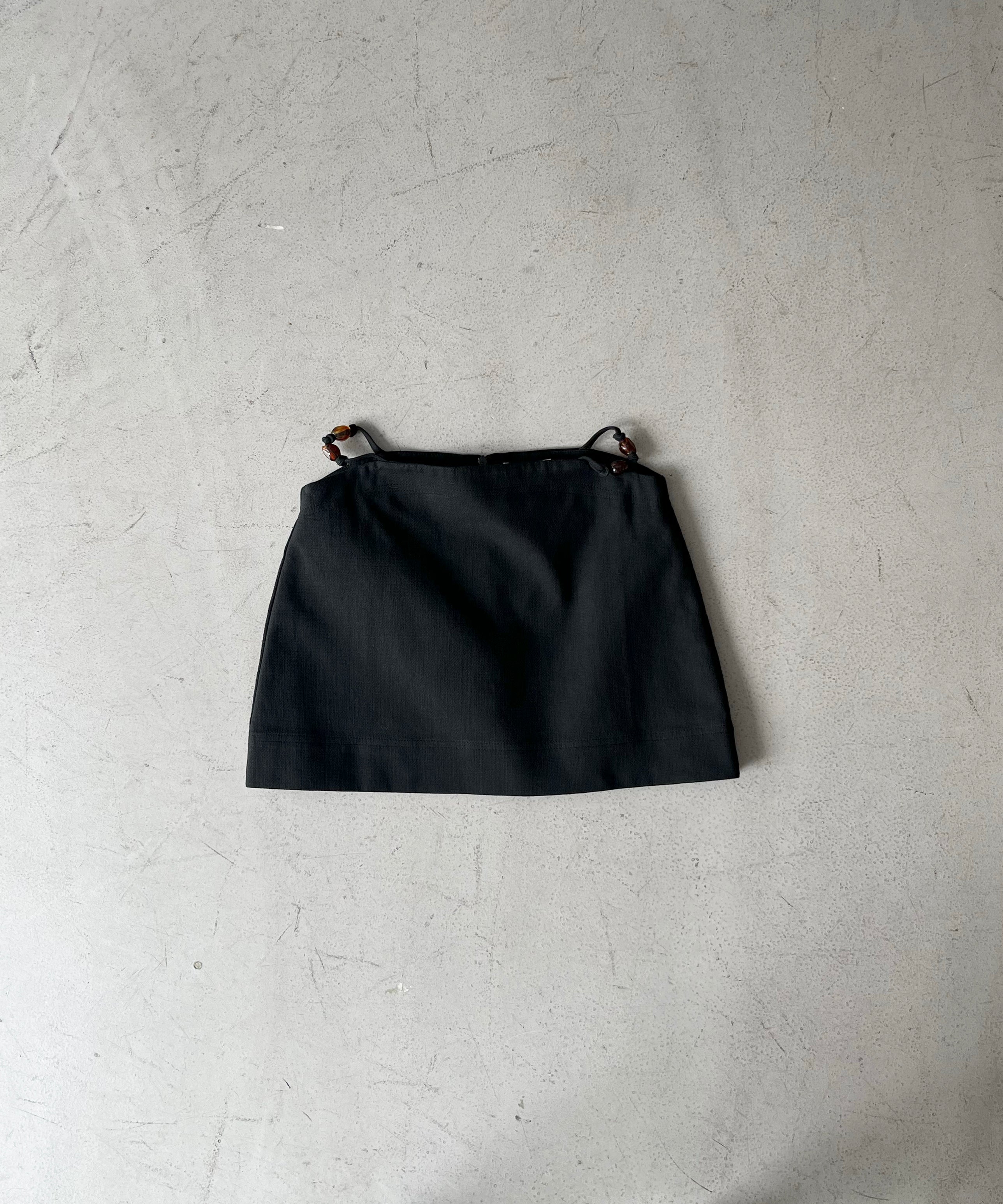 Ganni【ガニー】cotton suiting mini skirt 