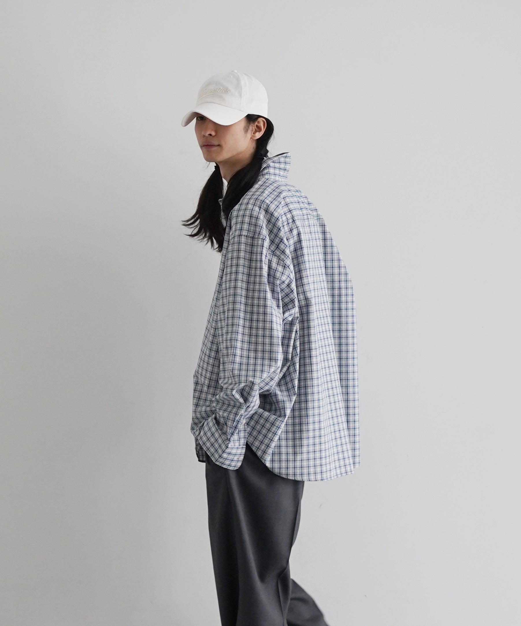 Baserange Claude shirt "BLUECHECK"