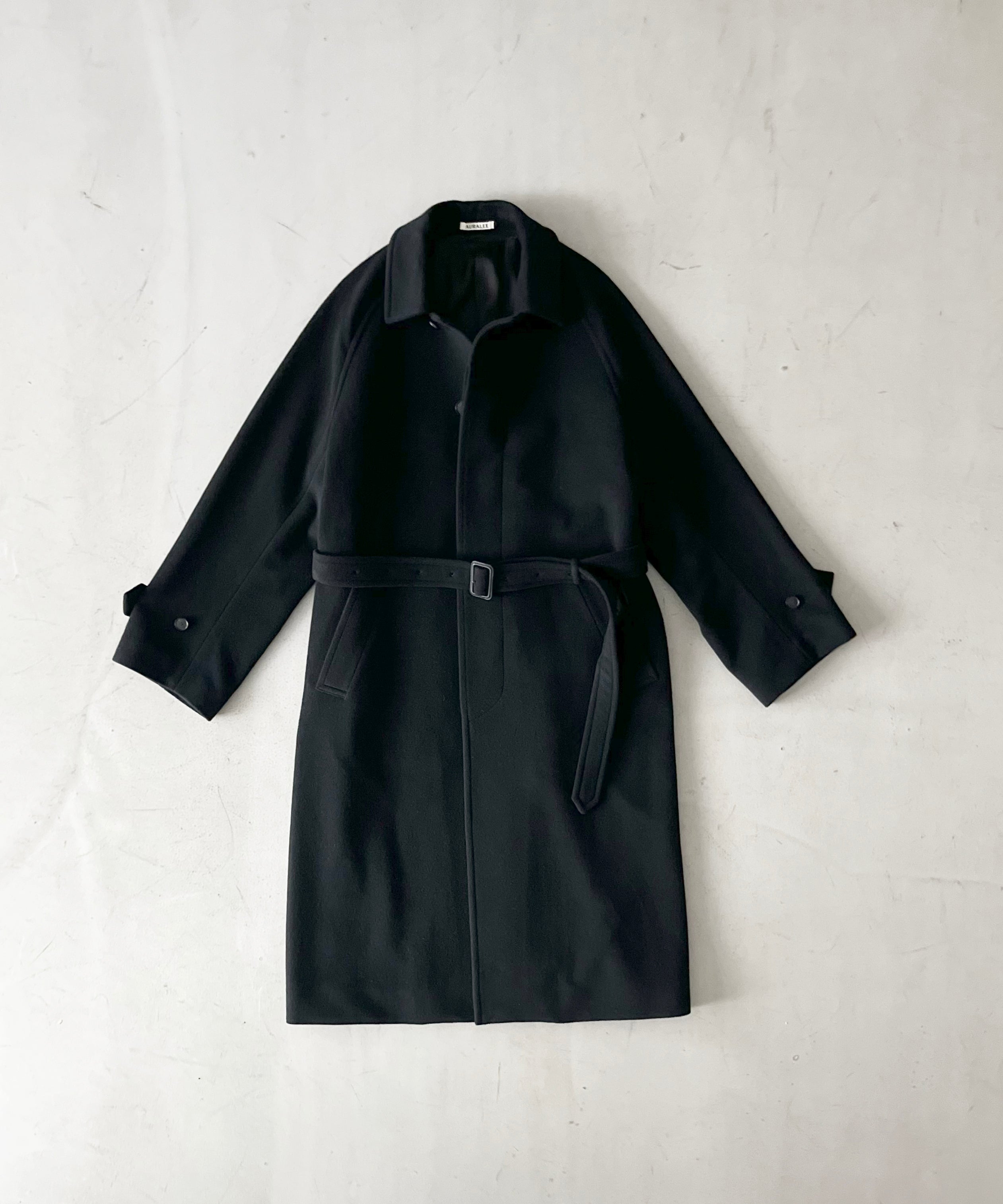AURALEE【オーラリー】Super fine wool mosser soutien collar coat