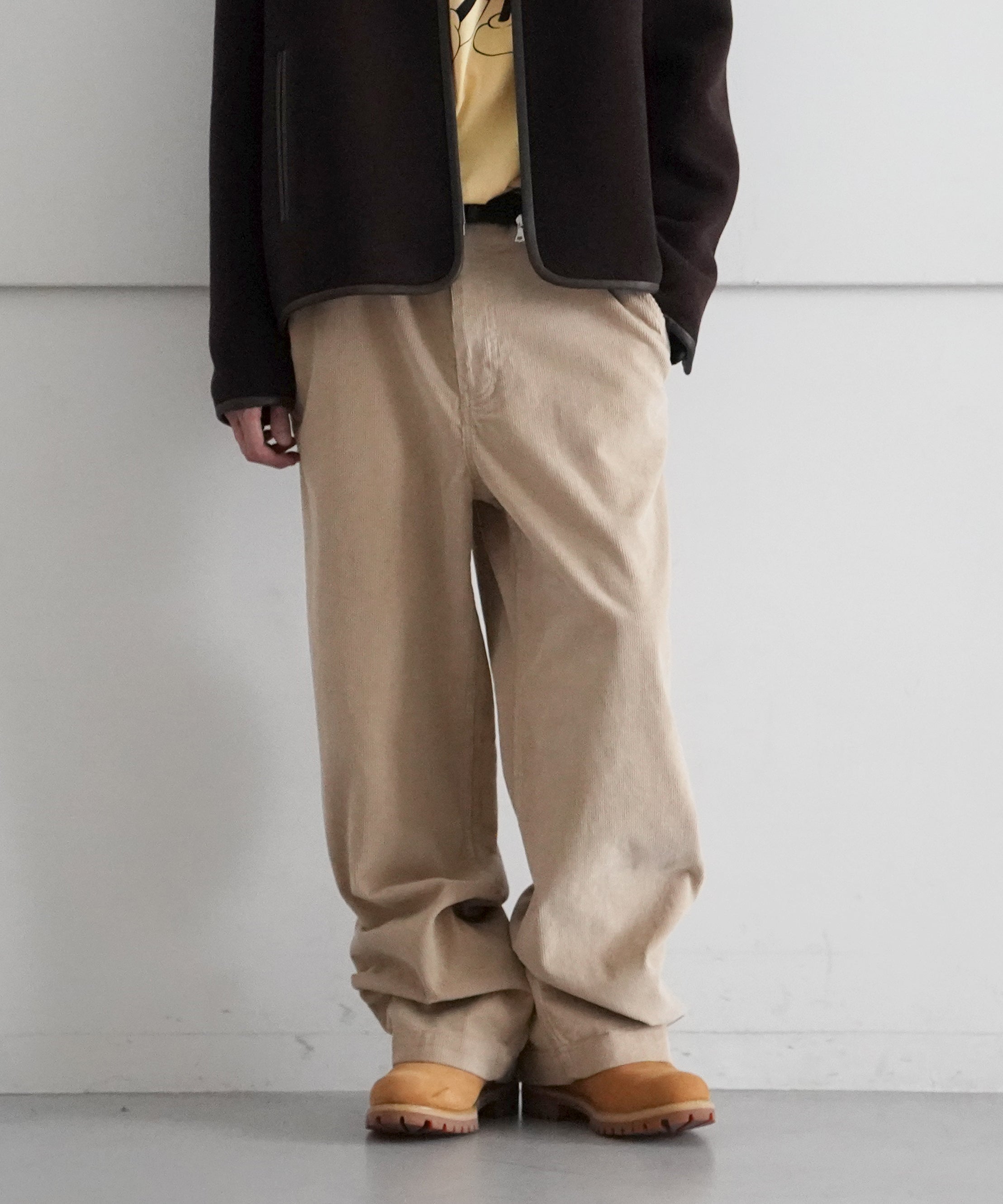 order loose corduroy pants "natural"