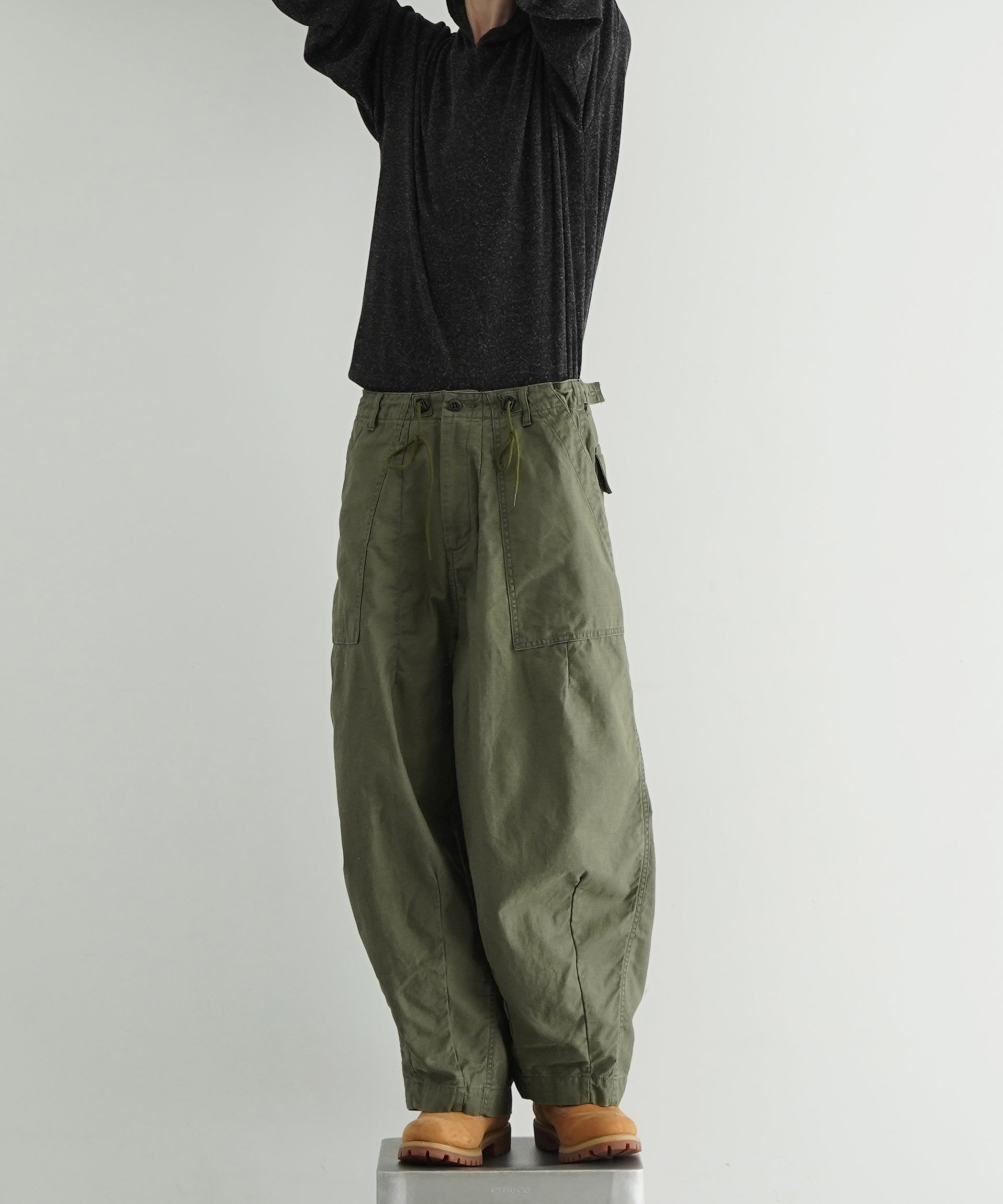 NEEDLES H.d. pant - fatigue "OLIVE"