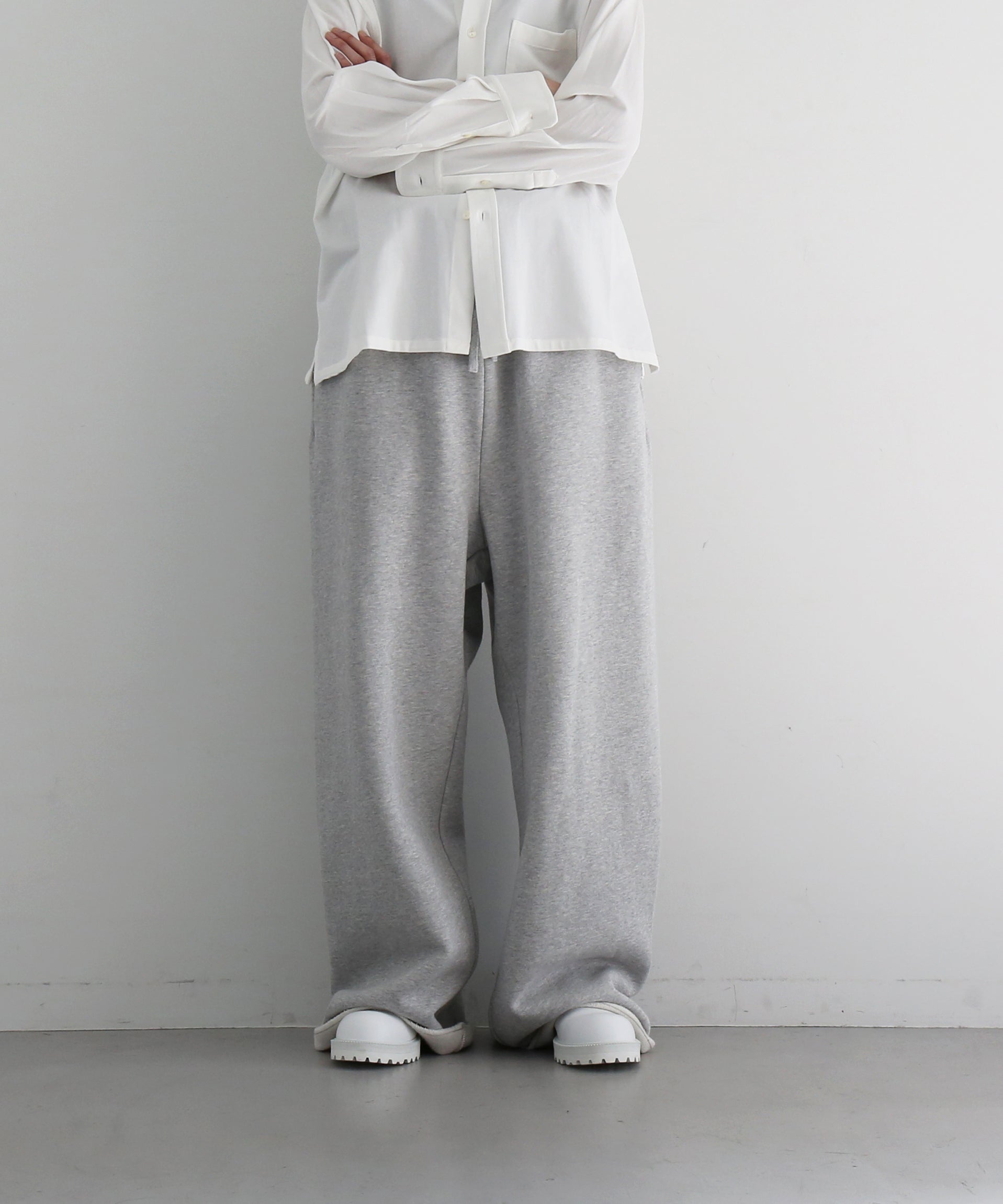 ENTIRE STUDIOS Full sweatpant "SILVER"