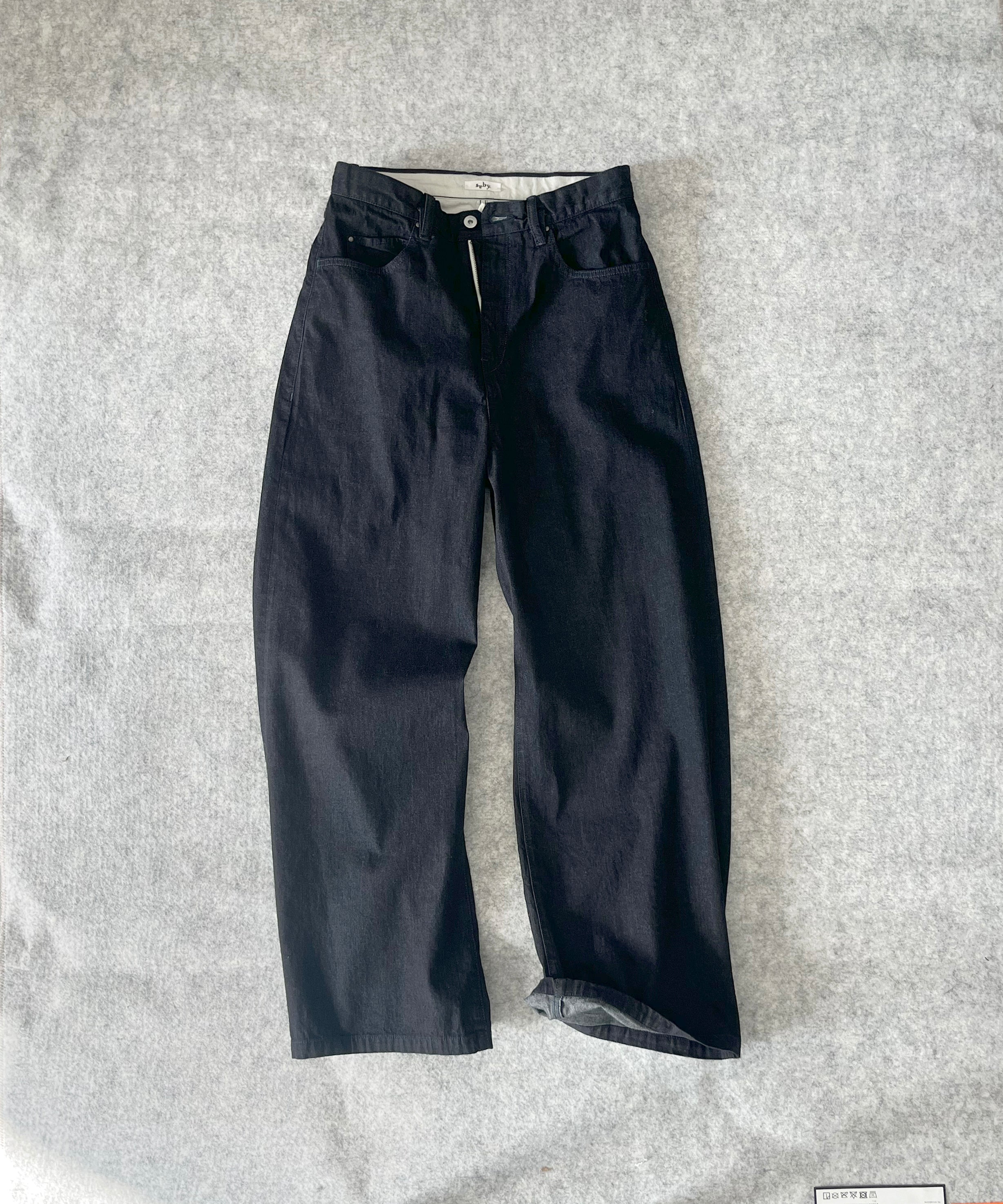 saby Type03 - 11oz uneven yarn denim "BLACK OW"