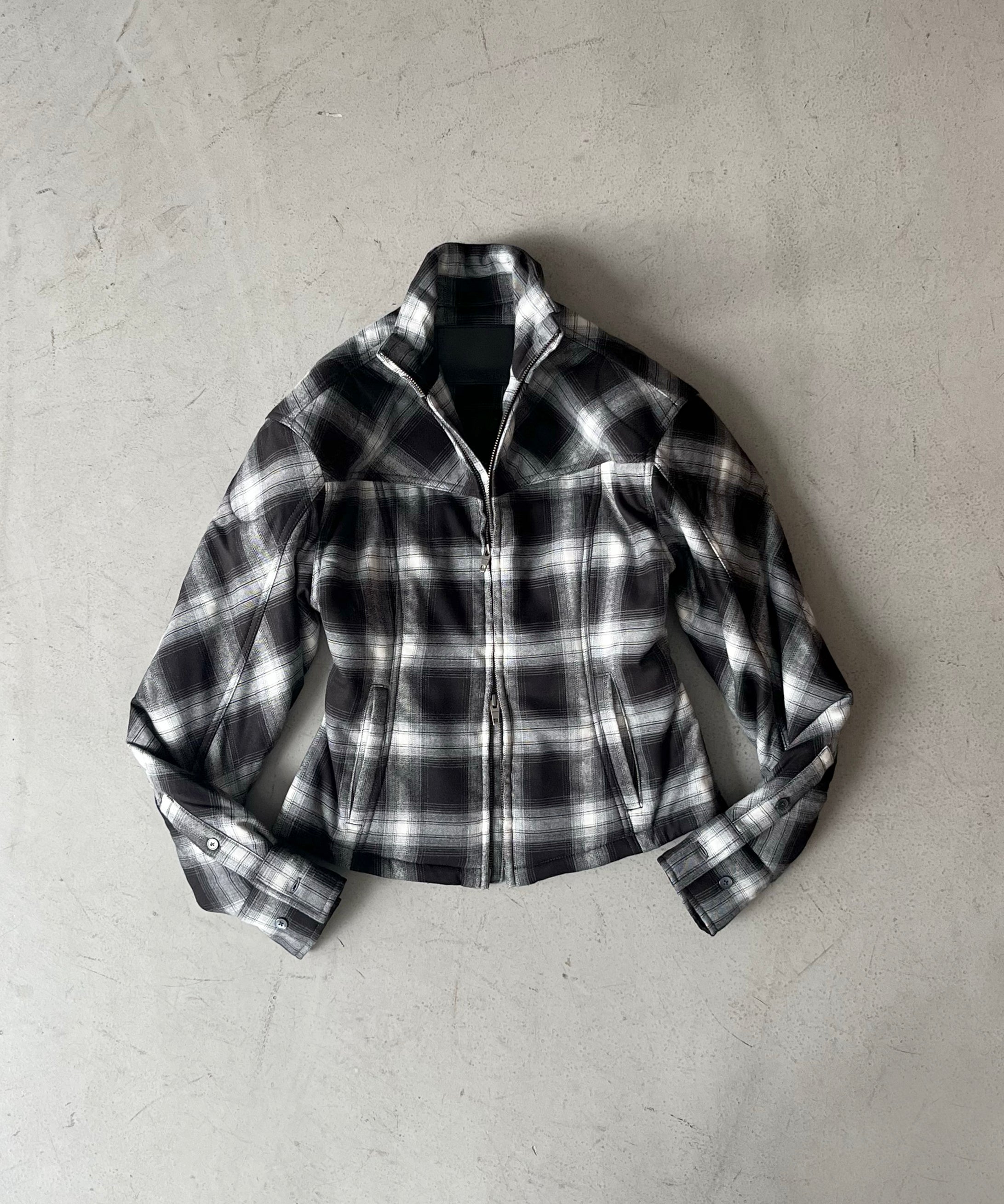 LOADINGROOM Padded shirt jacket "BLACK"