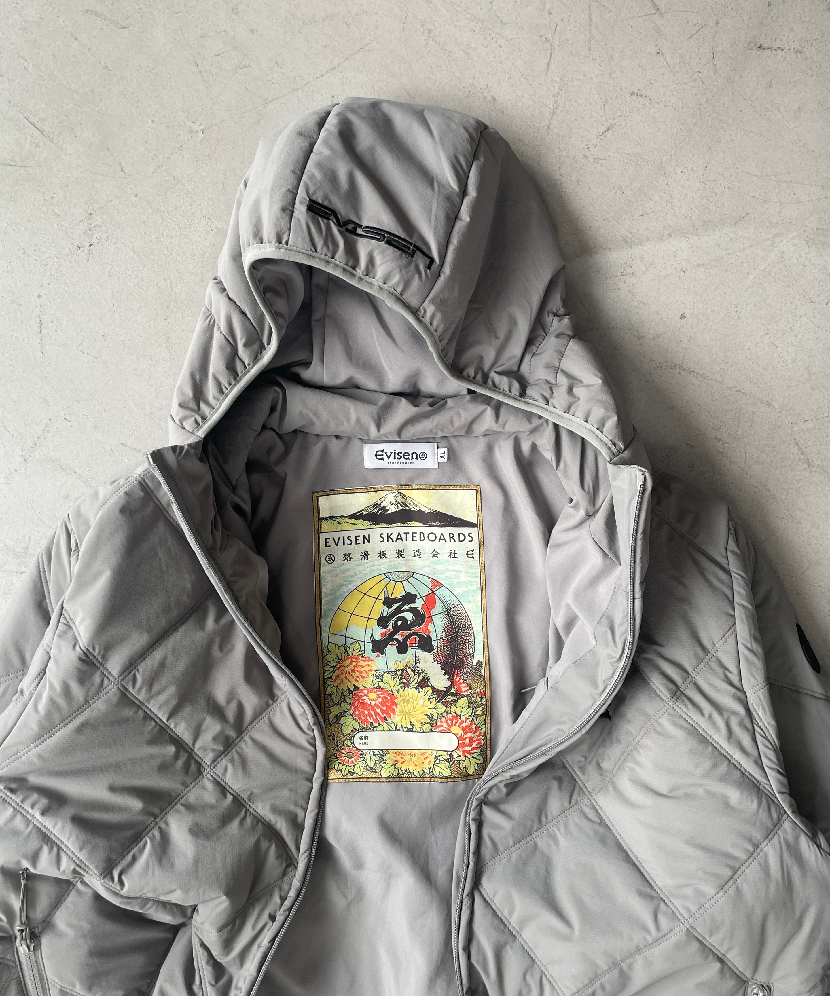 Evisen Skateboardsゑ【エビセンスケートボード】Light quilted down