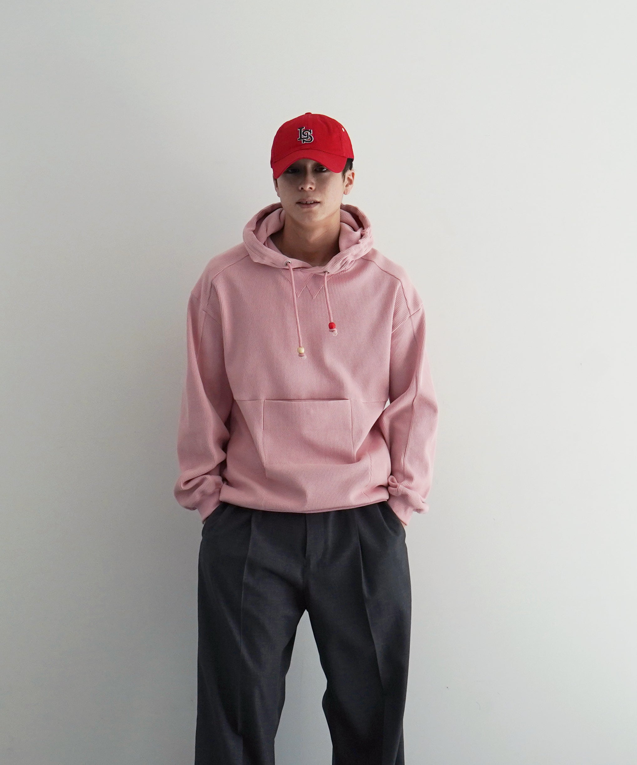 Whimsy Thermal hoodie "WHITE HEATHER"