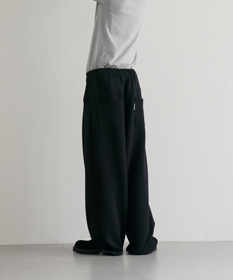 【EXCLUSIVE】NEONSIGN Wide tech slacks "BLACK"
