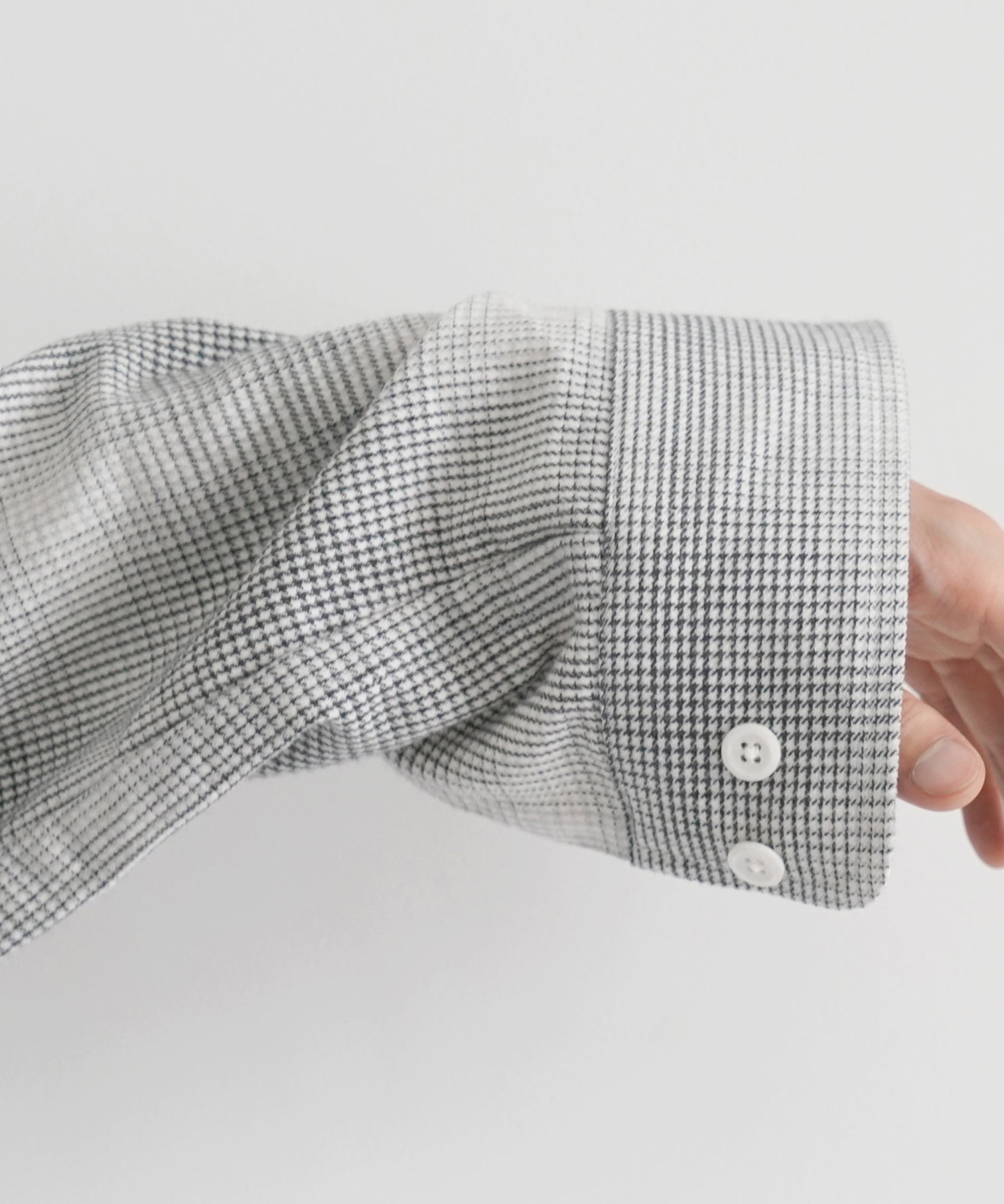 ensou. Smoke checked shirt "SMOKE CHECK"