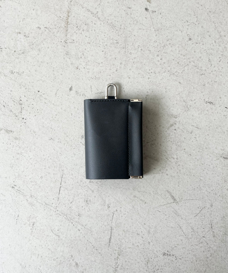 ED ROBERT JUDSON Shackle trifold wallet "BLACK"