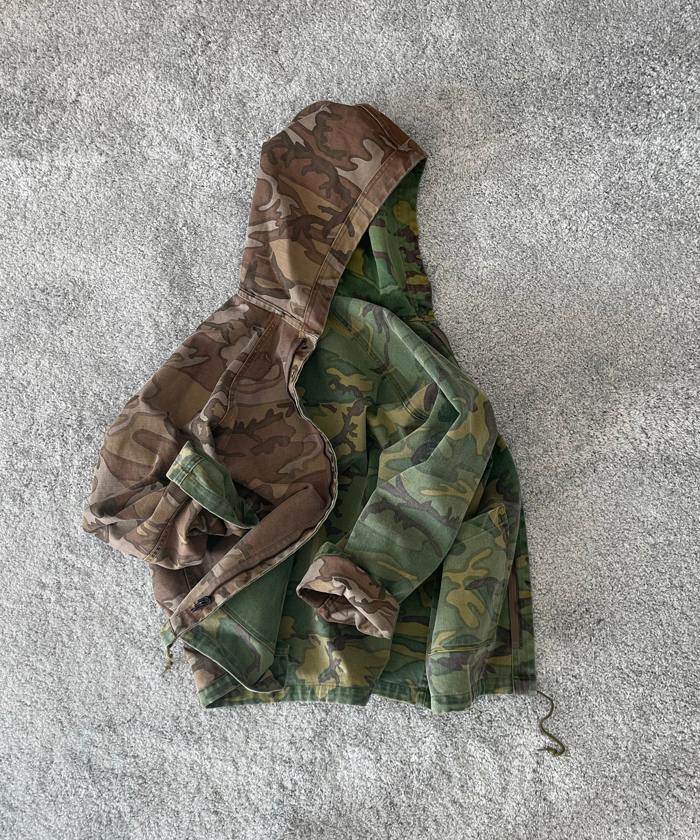 NEEDLES Reversible hooded coat - camo twill "CAMO"