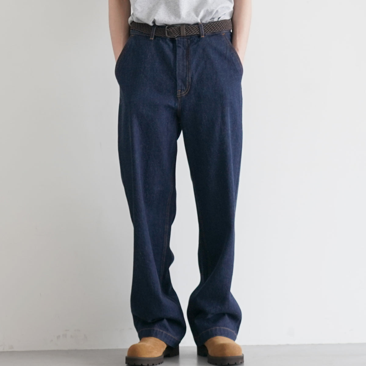 order Loose denim pants one wash ブラック order【オーダー】loose denim pants one wash 