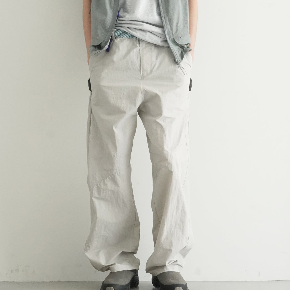 パンツ CENTAUR CENTAUR SIDE SNAP PANTSBEIGE AE Snappy Stretch Convertible Baggy Cargo Jogger | Men's