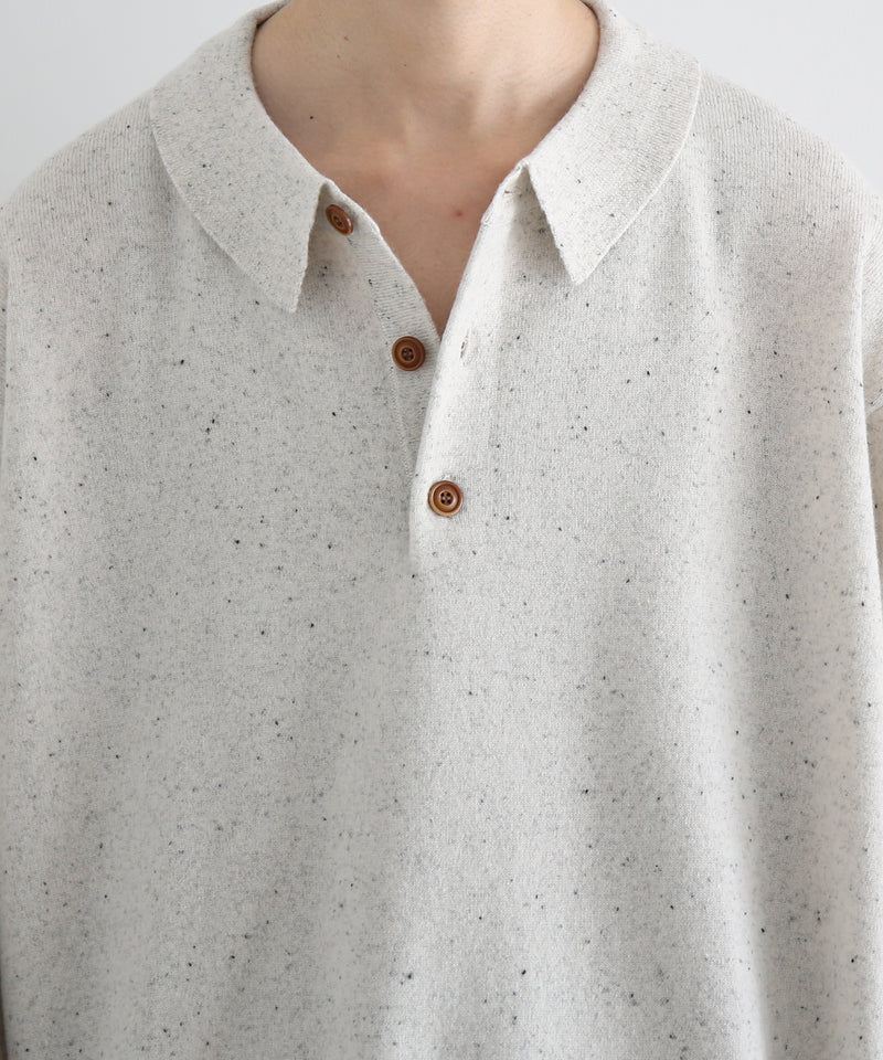 crepuscule L/s polo "WHITE"