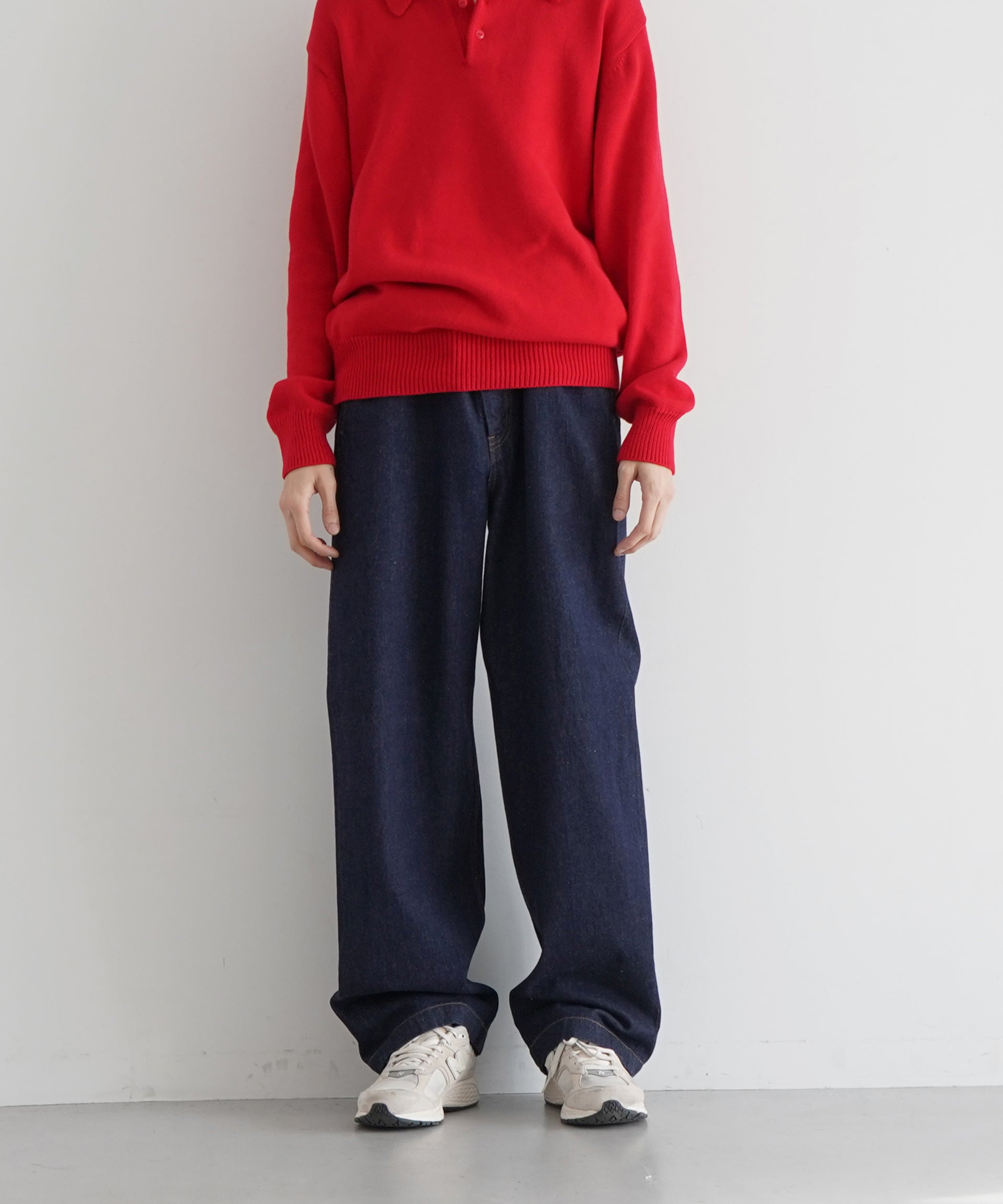 order【オーダー】loose denim pants one wash 