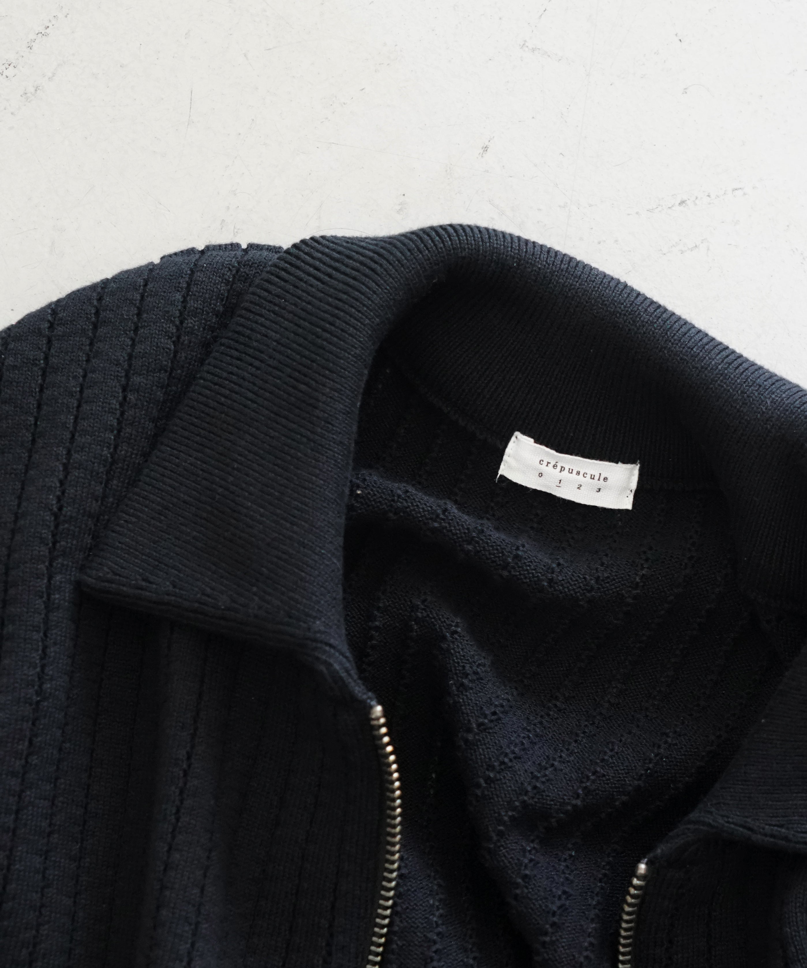 crepuscule【クレプスキュール】stripe mesh drizzler 