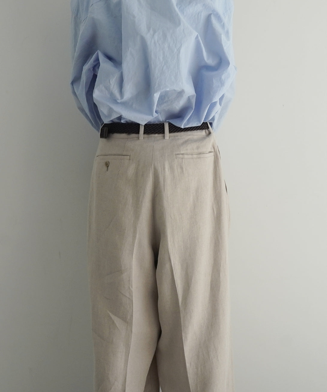 REVERBERATE【リバーバレイト】Tacked trousers 
