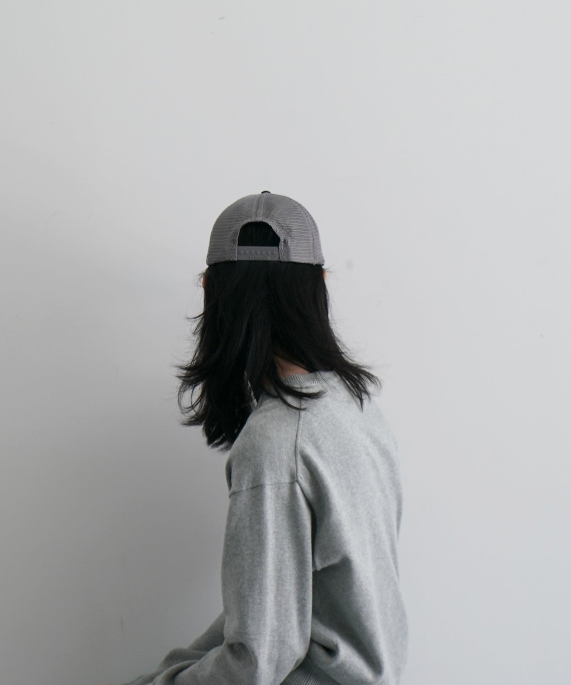 【EXCLUSIVE】gourmet jeans Mesh cap gourmet jeans  "BLACK×GRAY"
