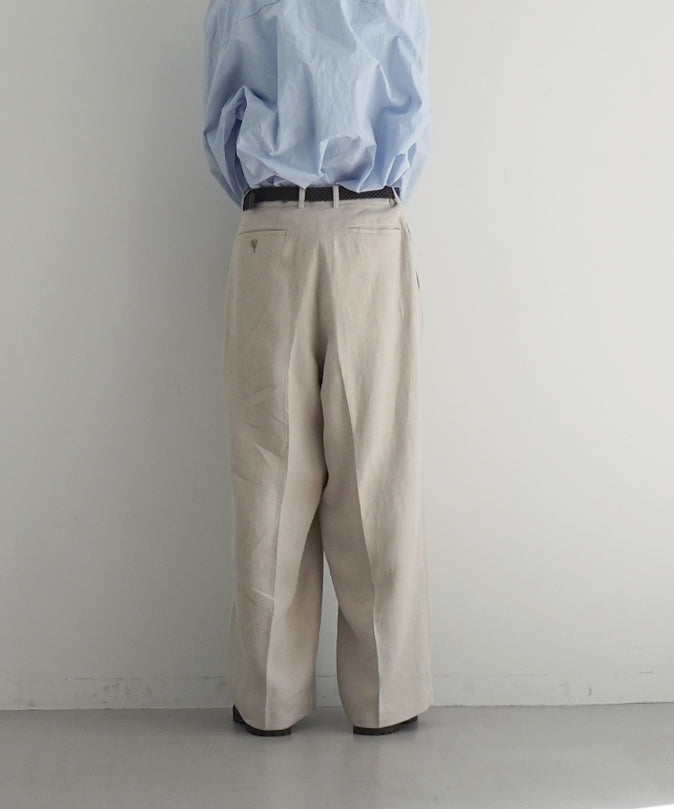 REVERBERATE【リバーバレイト】Tacked trousers 