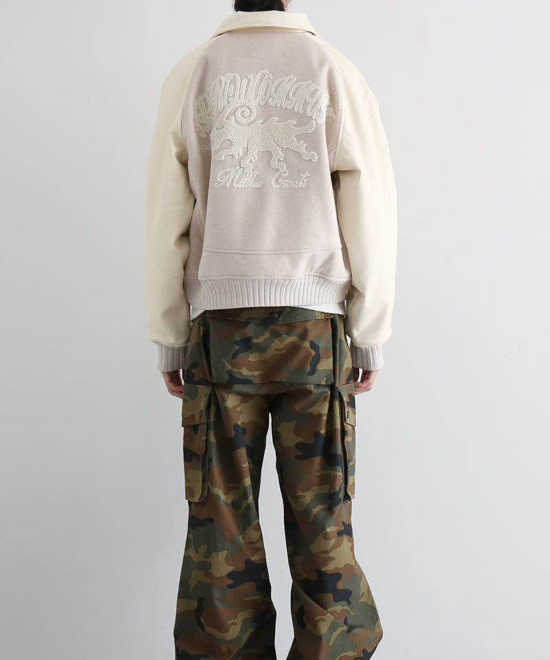 FAF(FAKE AS FLOWERS) Tnc team jacket "BLACK"