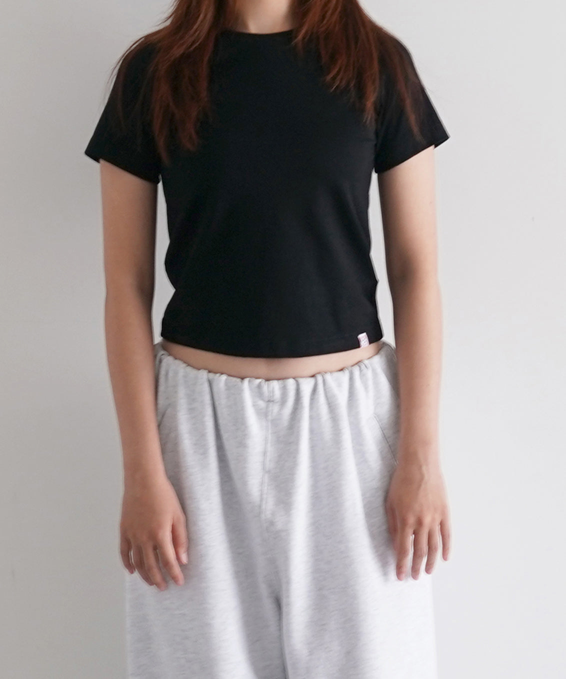 FAX COPY EXPRESS Vintage label fitted tee "BLACK"