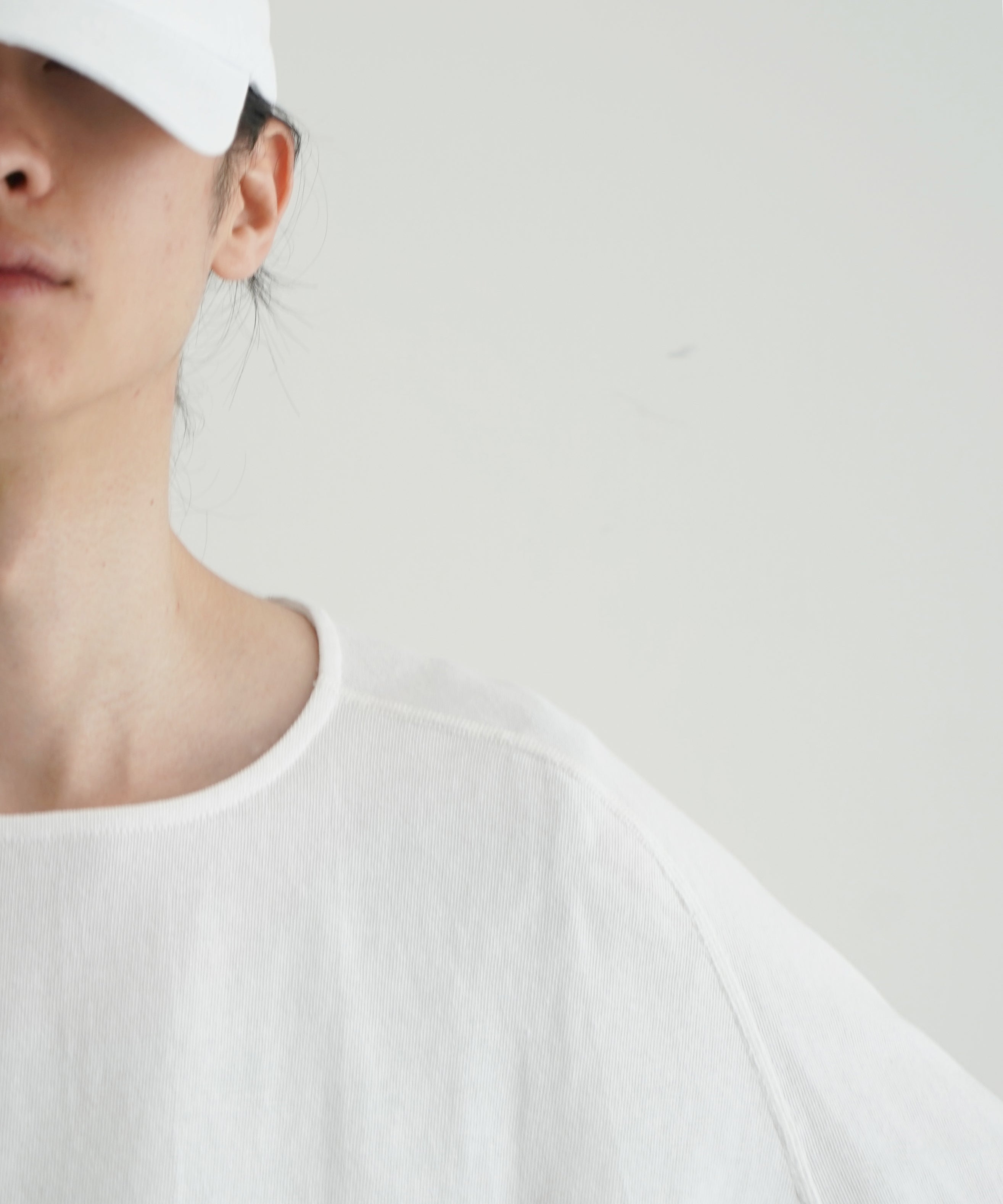 OPPOSE DUALITY Long sleeve t-shirt cotton "WHITE"
