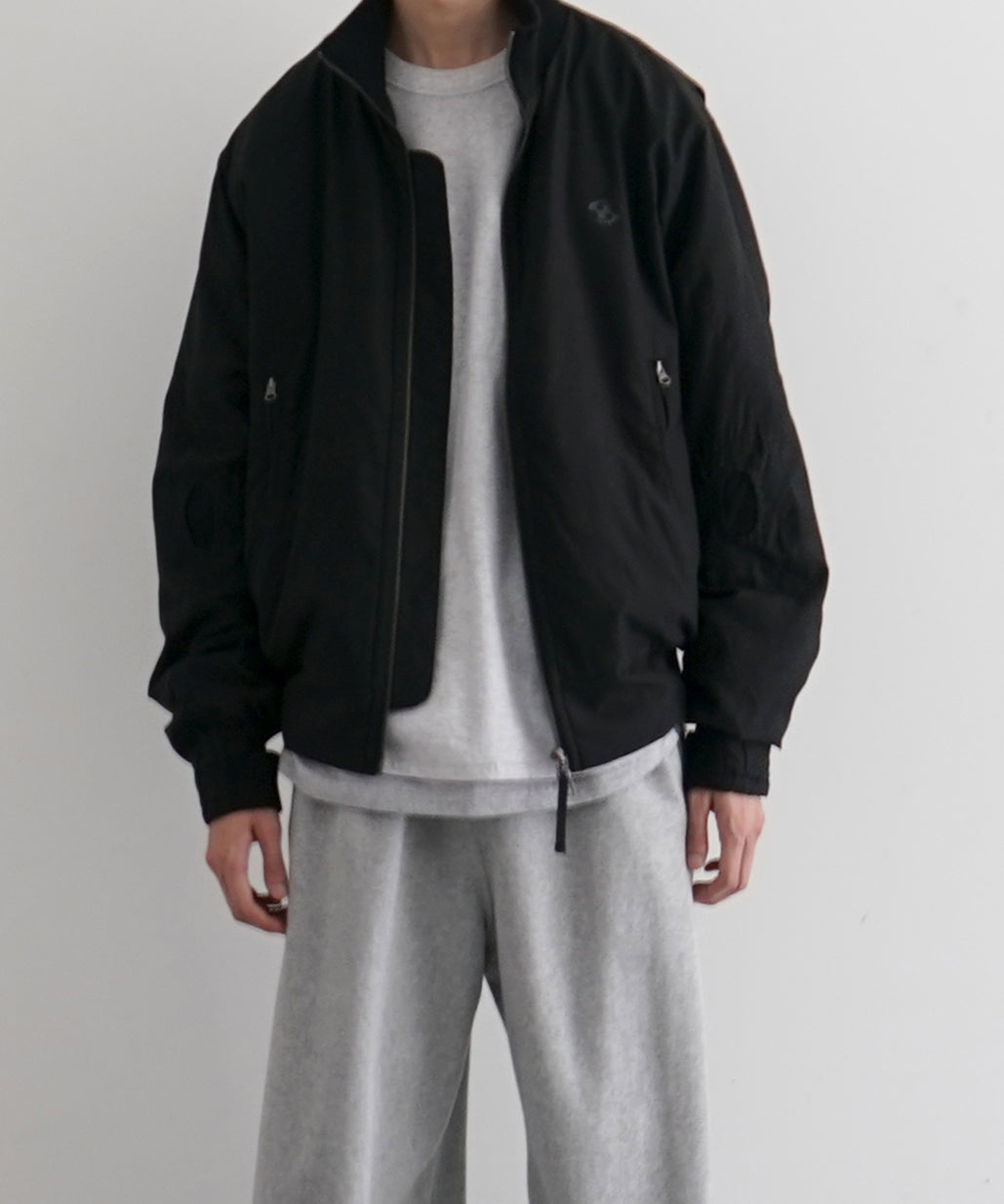 SAN SAN GEAR Bomber jacket "BLACK"