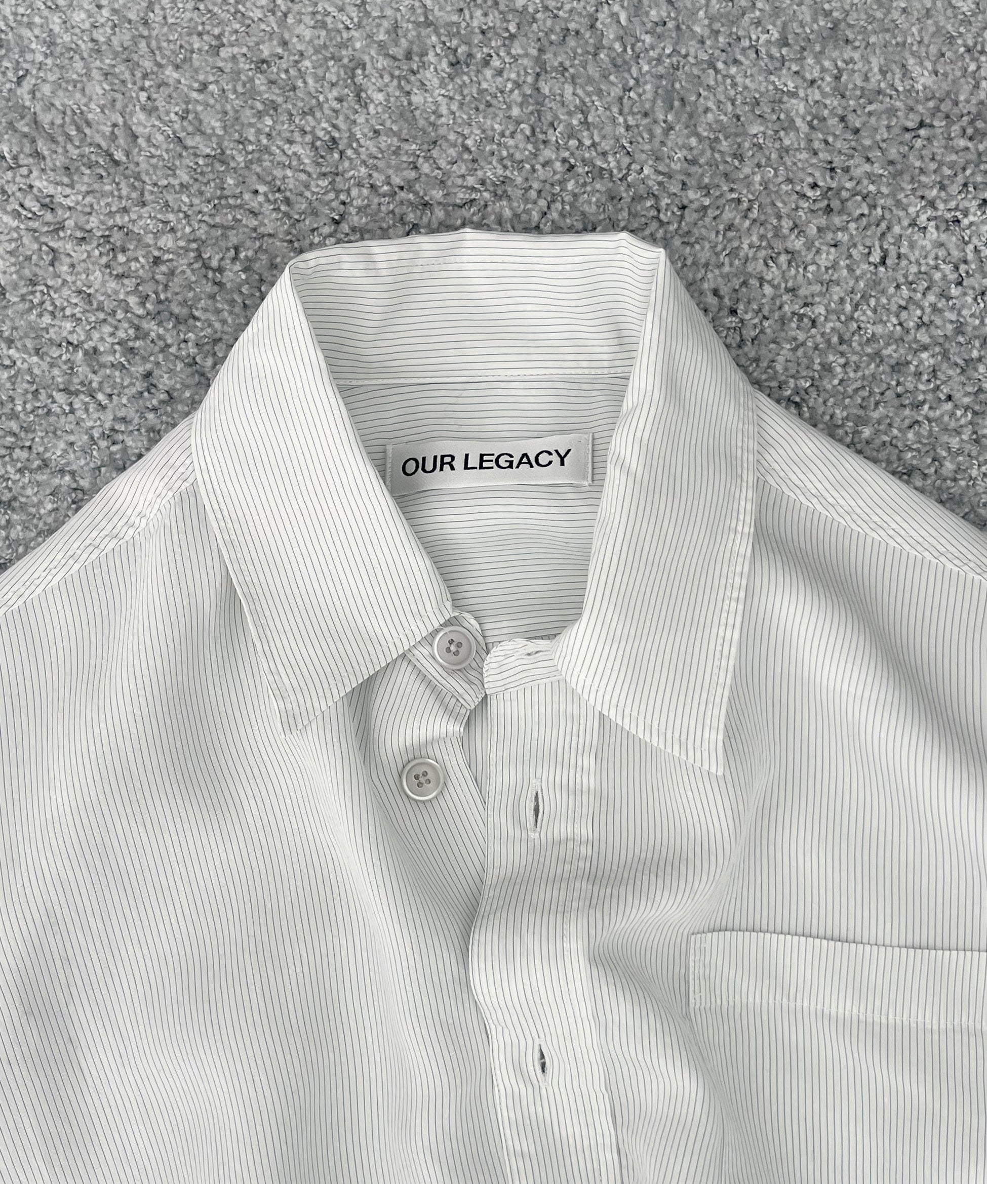 OUR LEGACY Vast shirt "MIDNIGHT LINE STRIPE MODALUX"