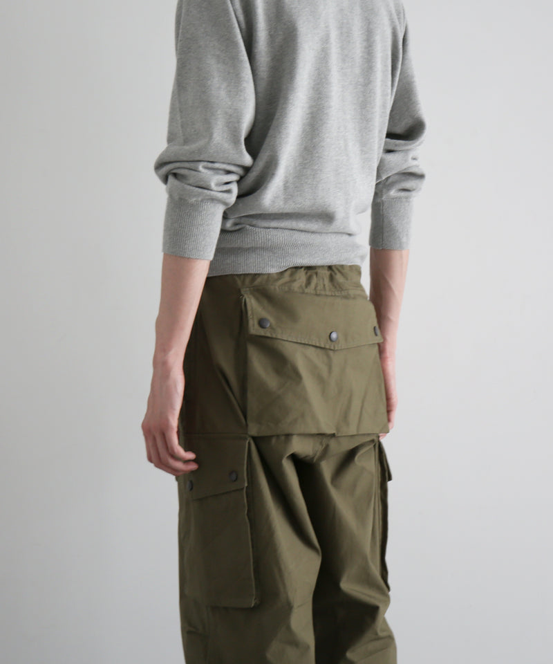NEEDLES Field pant - cotton ripstop "A-OLIVE A"