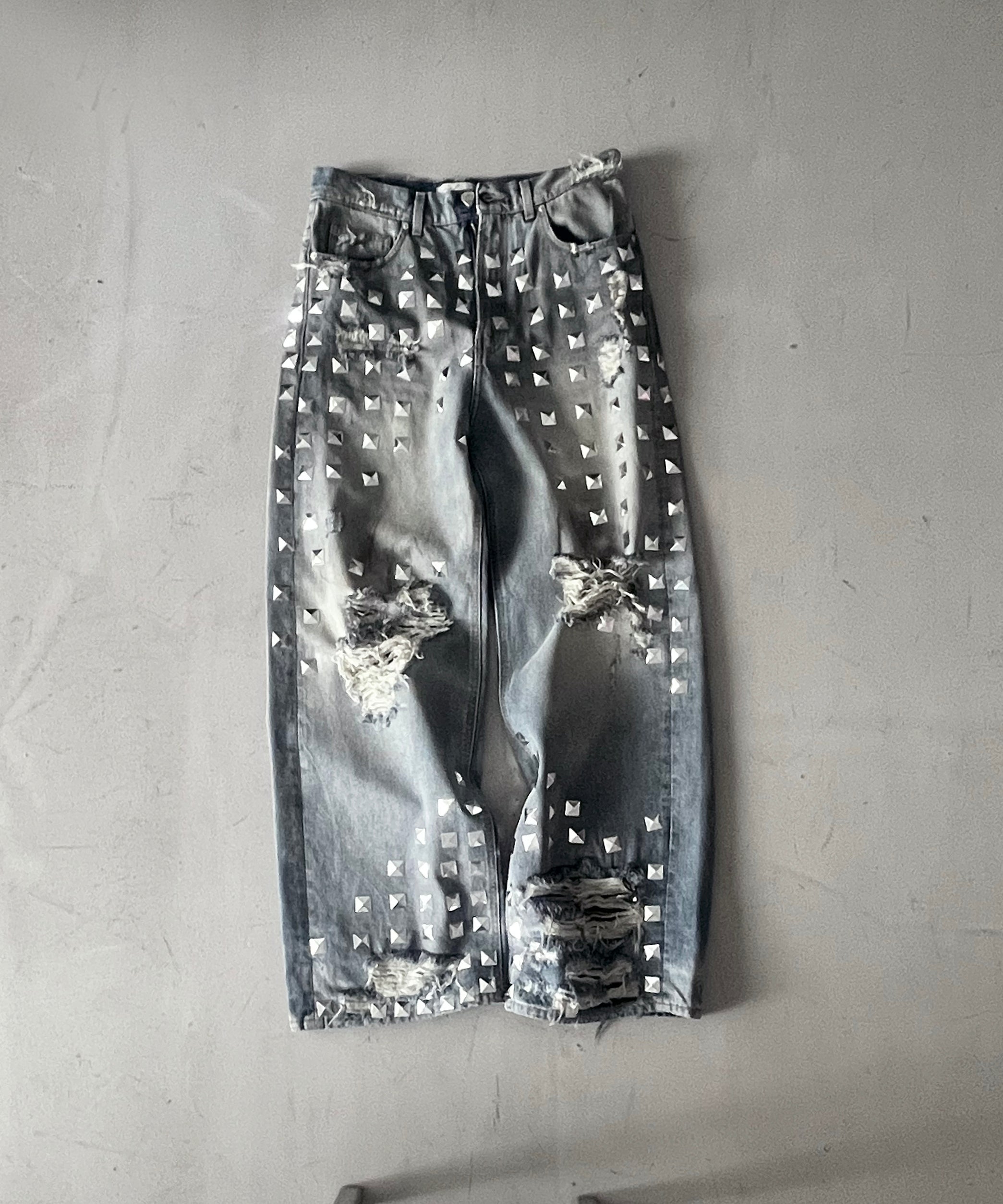 Sex&Jeans Studded rockstar jeans "INDIGO"