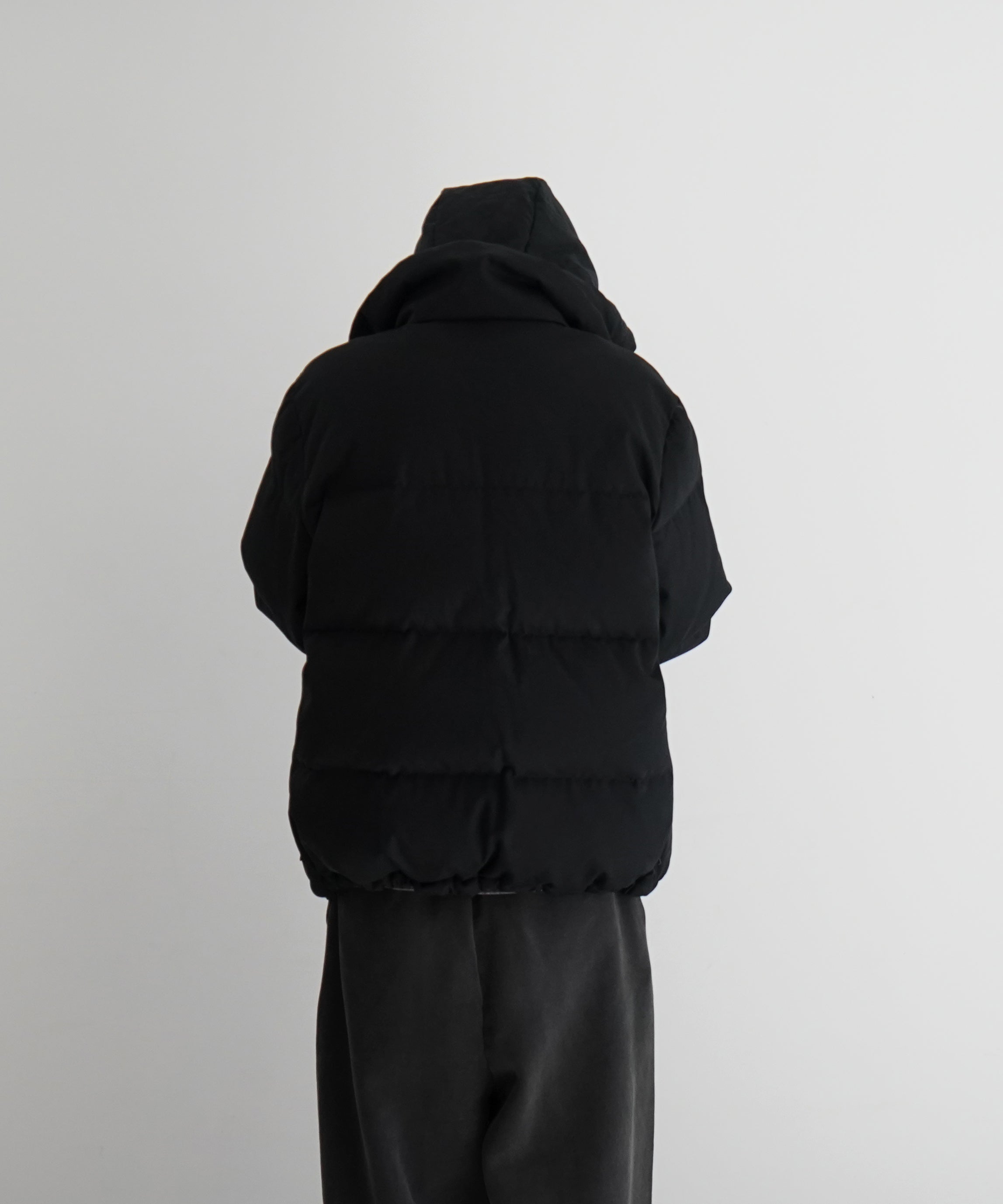 KAIKO PAD BLOUSON -FINX COTTON GABARDINE- "BLACK"