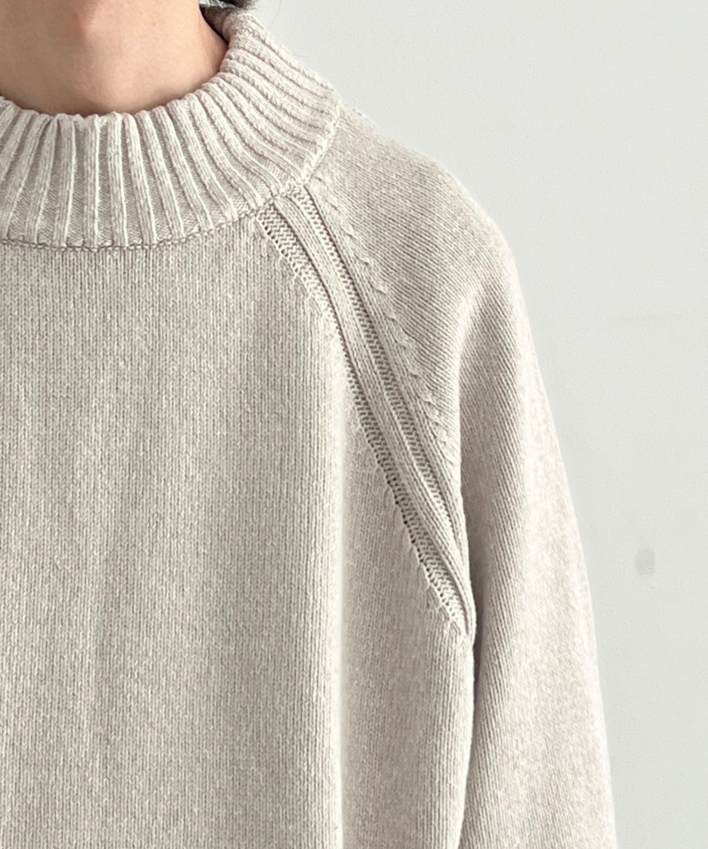 SAN SAN GEAR Snug knit "WARM GREY"