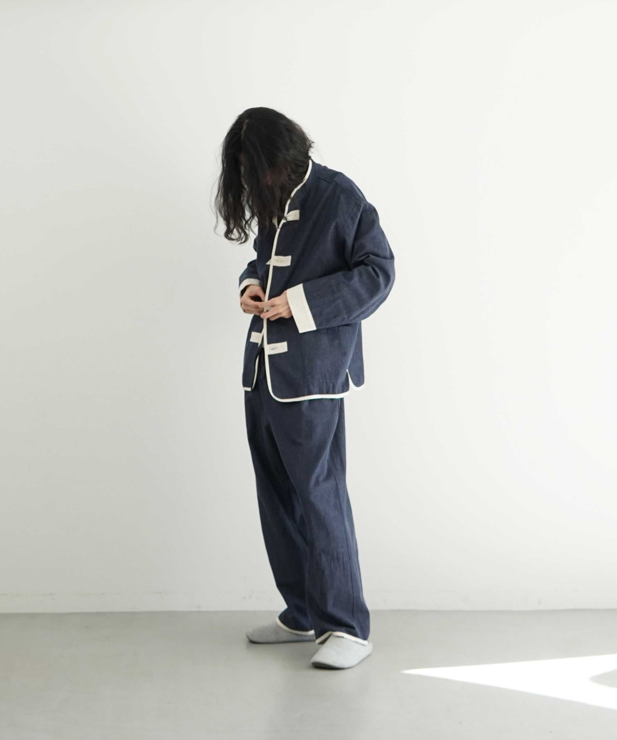 NOWHAW "Kung-fu" pajama "DENIM"