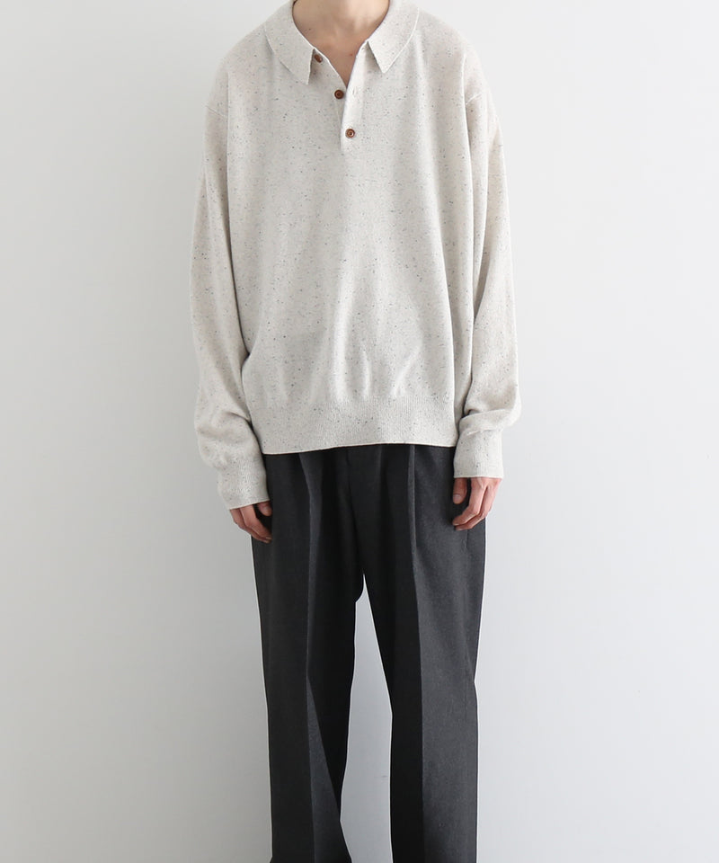 crepuscule L/s polo "WHITE"