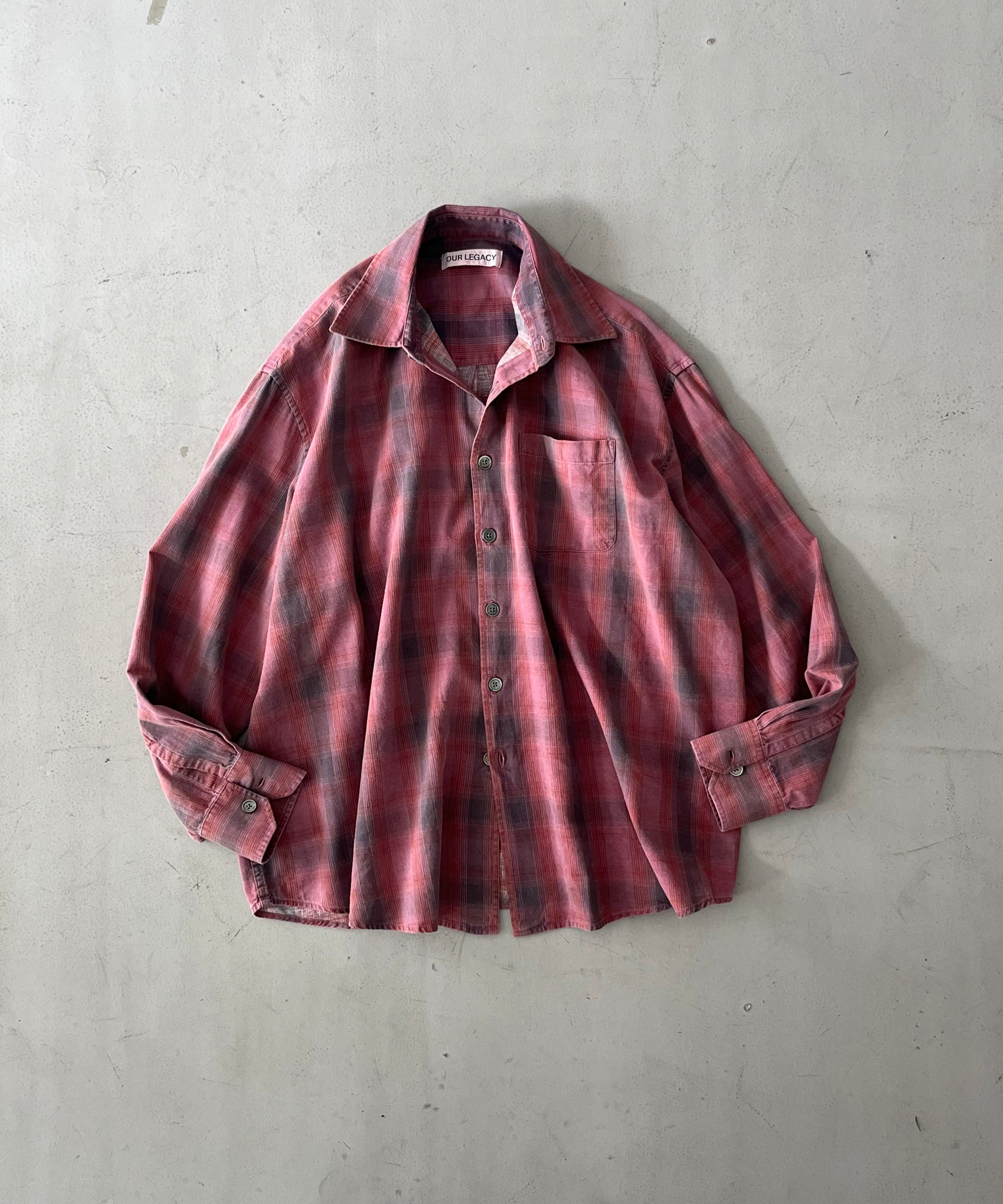OUR LEGACY Borrowed shirt "IDAHO FLANNEL CHECK"