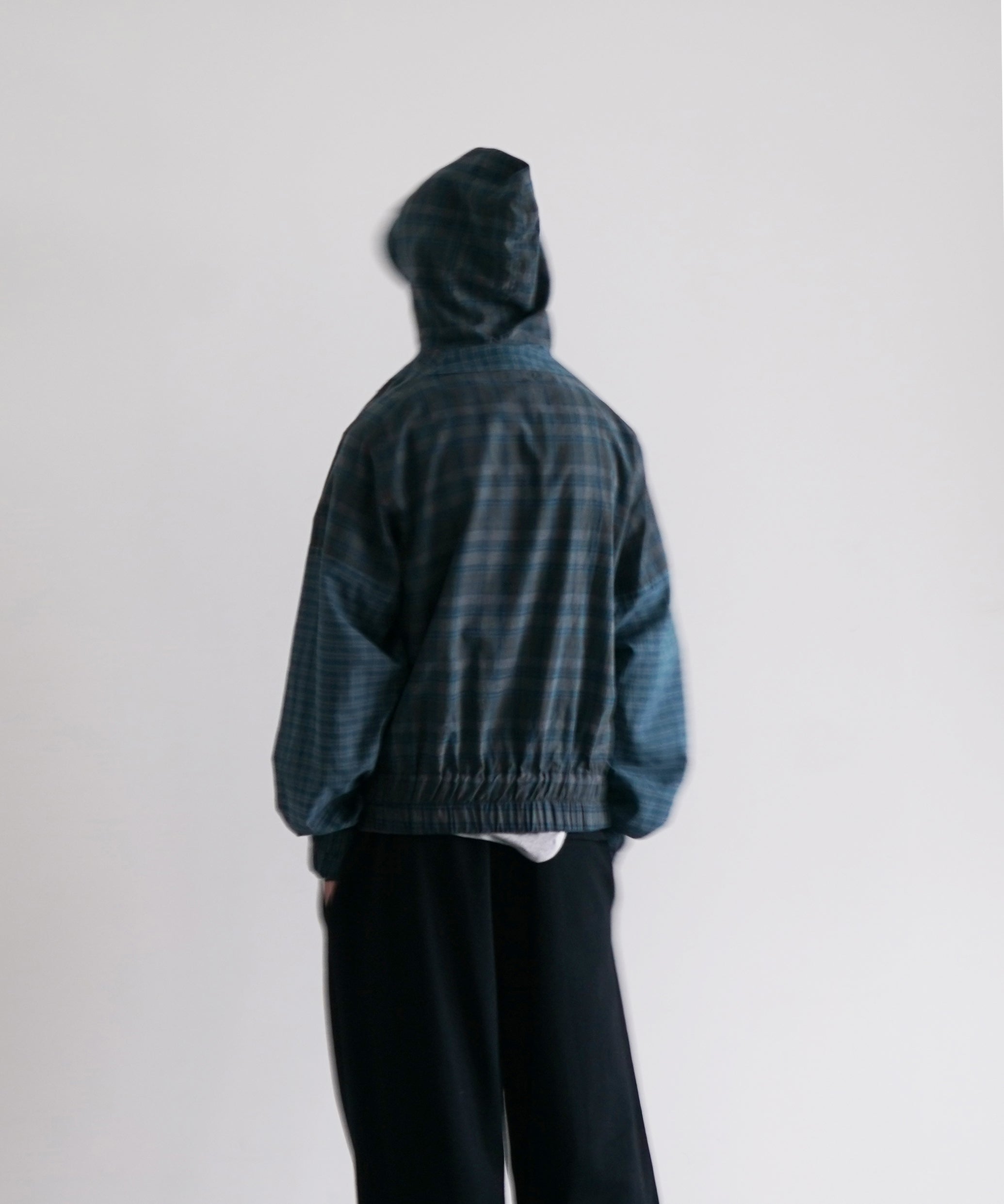 JIAN YE 鬼 Hoodie "BLUE×BLUE"